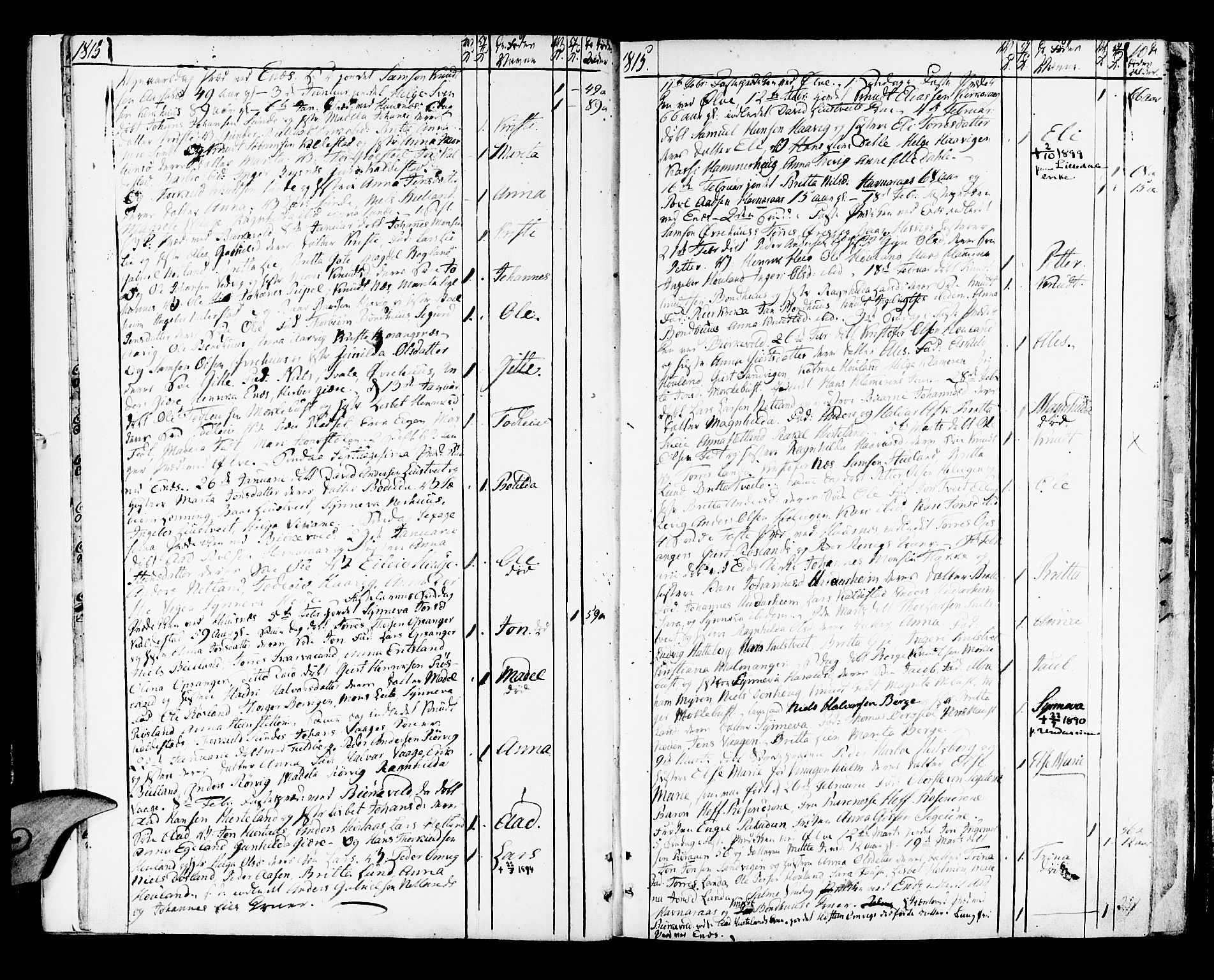 Kvinnherad sokneprestembete, AV/SAB-A-76401/H/Haa: Parish register (official) no. A 5, 1811-1835, p. 10