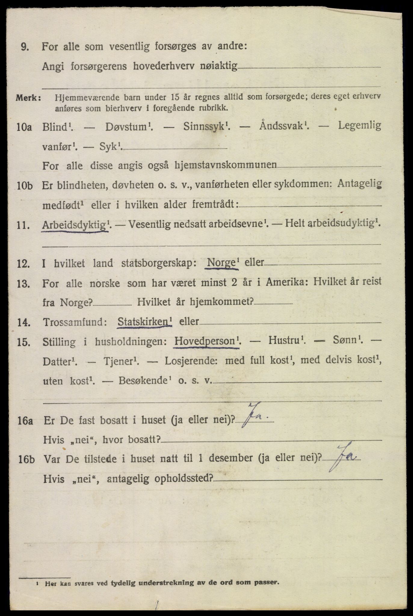 SAH, 1920 census for Alvdal, 1920, p. 4387