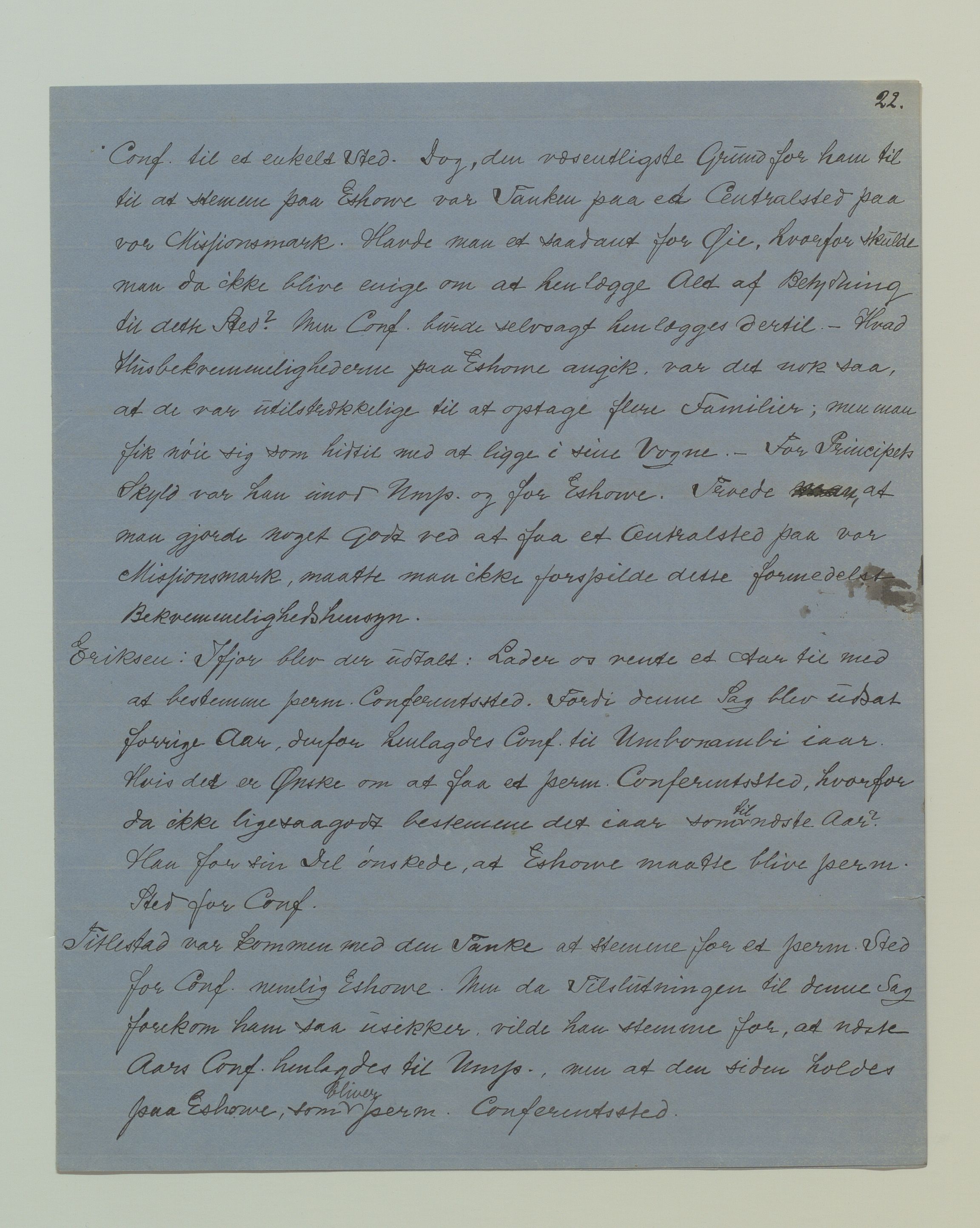 Det Norske Misjonsselskap - hovedadministrasjonen, VID/MA-A-1045/D/Da/Daa/L0036/0003: Konferansereferat og årsberetninger / Konferansereferat fra Sør-Afrika., 1882