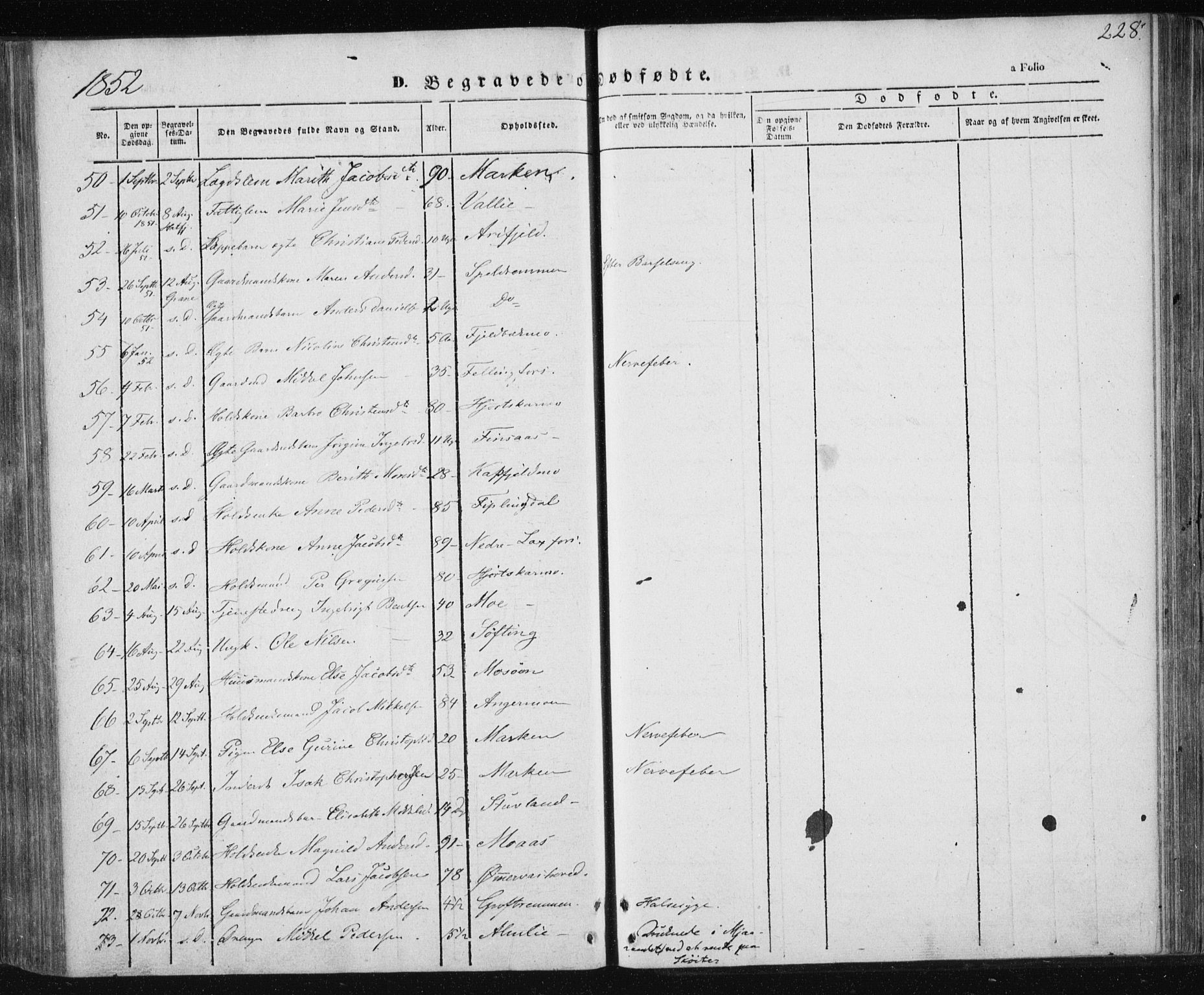 Ministerialprotokoller, klokkerbøker og fødselsregistre - Nordland, AV/SAT-A-1459/820/L0291: Parish register (official) no. 820A12, 1846-1854, p. 228