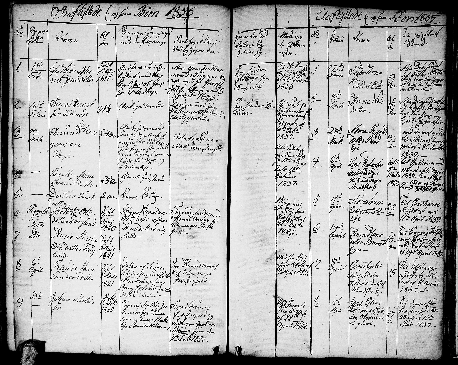 Gjerdrum prestekontor Kirkebøker, SAO/A-10412b/G/Ga/L0002: Parish register (copy) no. I 2, 1836-1850, p. 220