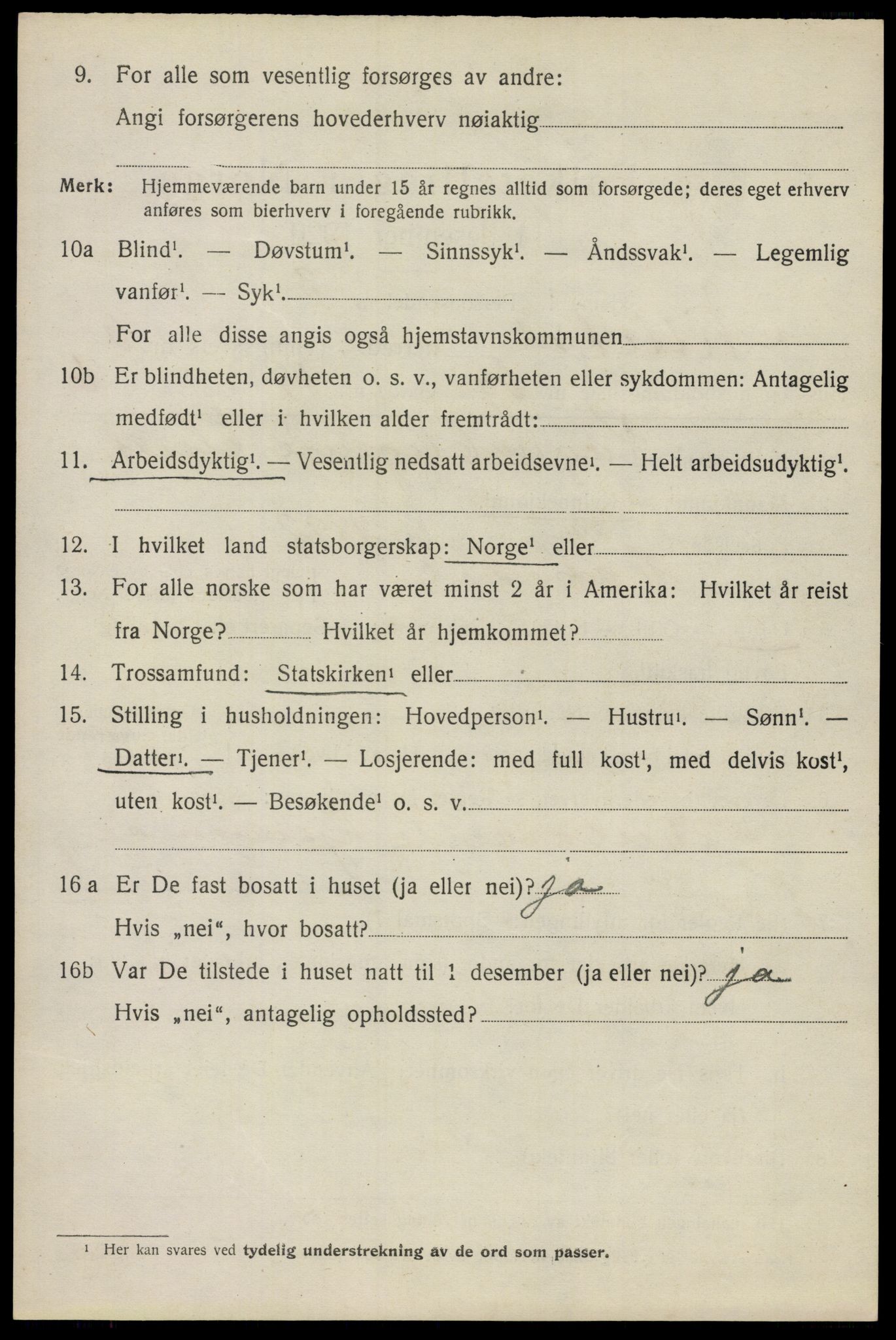 SAO, 1920 census for Nittedal, 1920, p. 7263