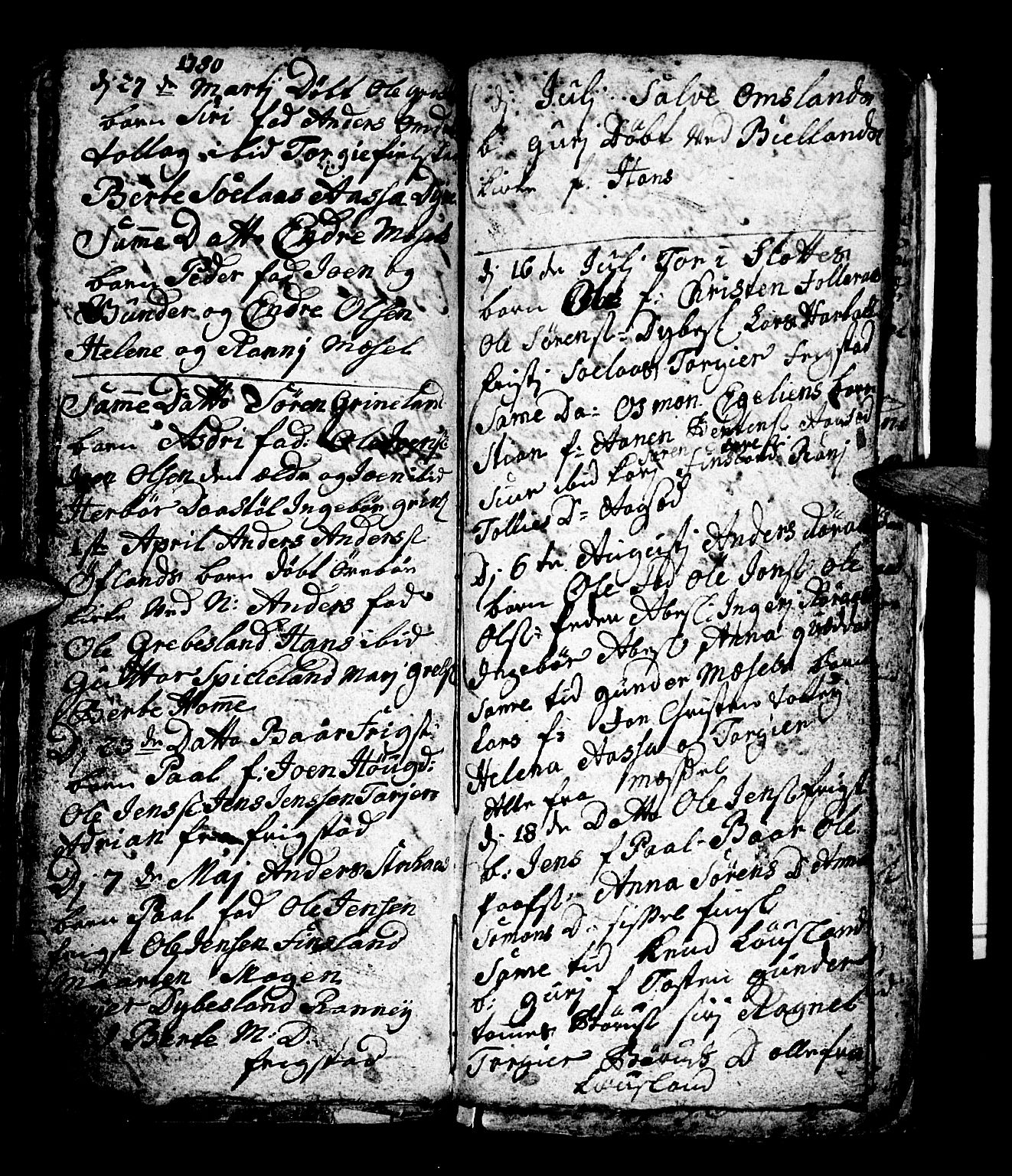 Bjelland sokneprestkontor, AV/SAK-1111-0005/F/Fb/Fbb/L0001: Parish register (copy) no. B 1, 1732-1782, p. 115