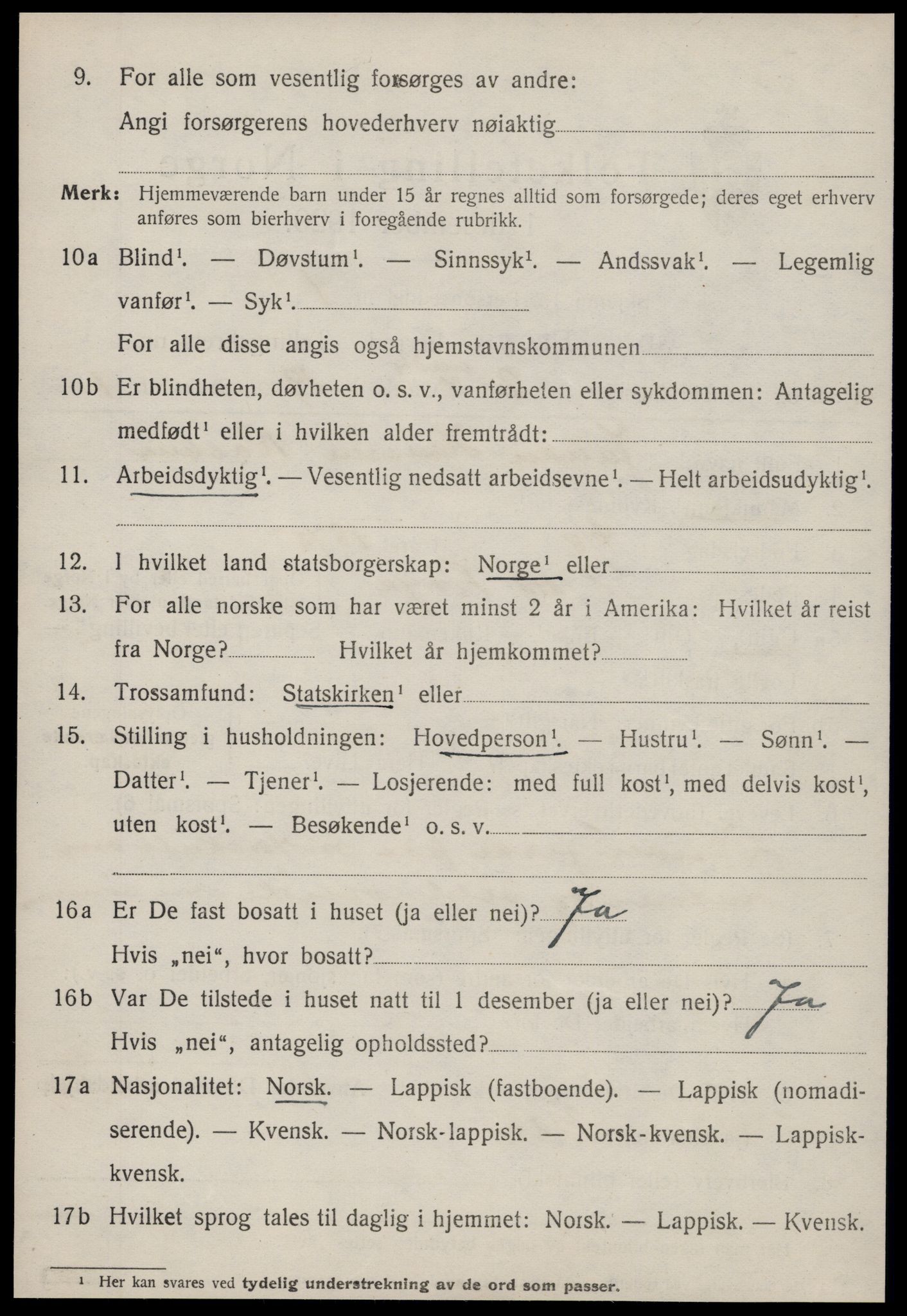 SAT, 1920 census for Nord-Frøya, 1920, p. 1412