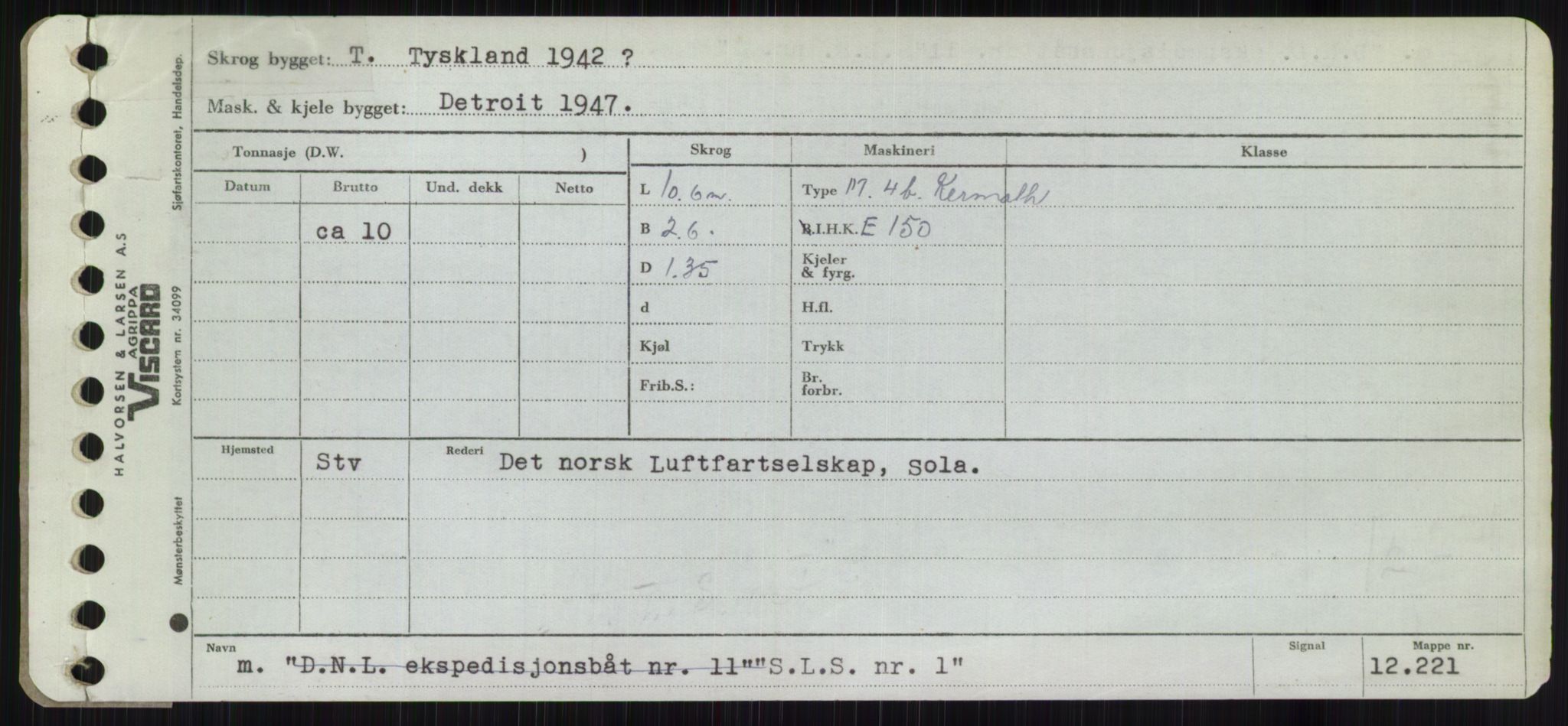 Sjøfartsdirektoratet med forløpere, Skipsmålingen, RA/S-1627/H/Ha/L0005/0001: Fartøy, S-Sven / Fartøy, S-Skji, p. 7