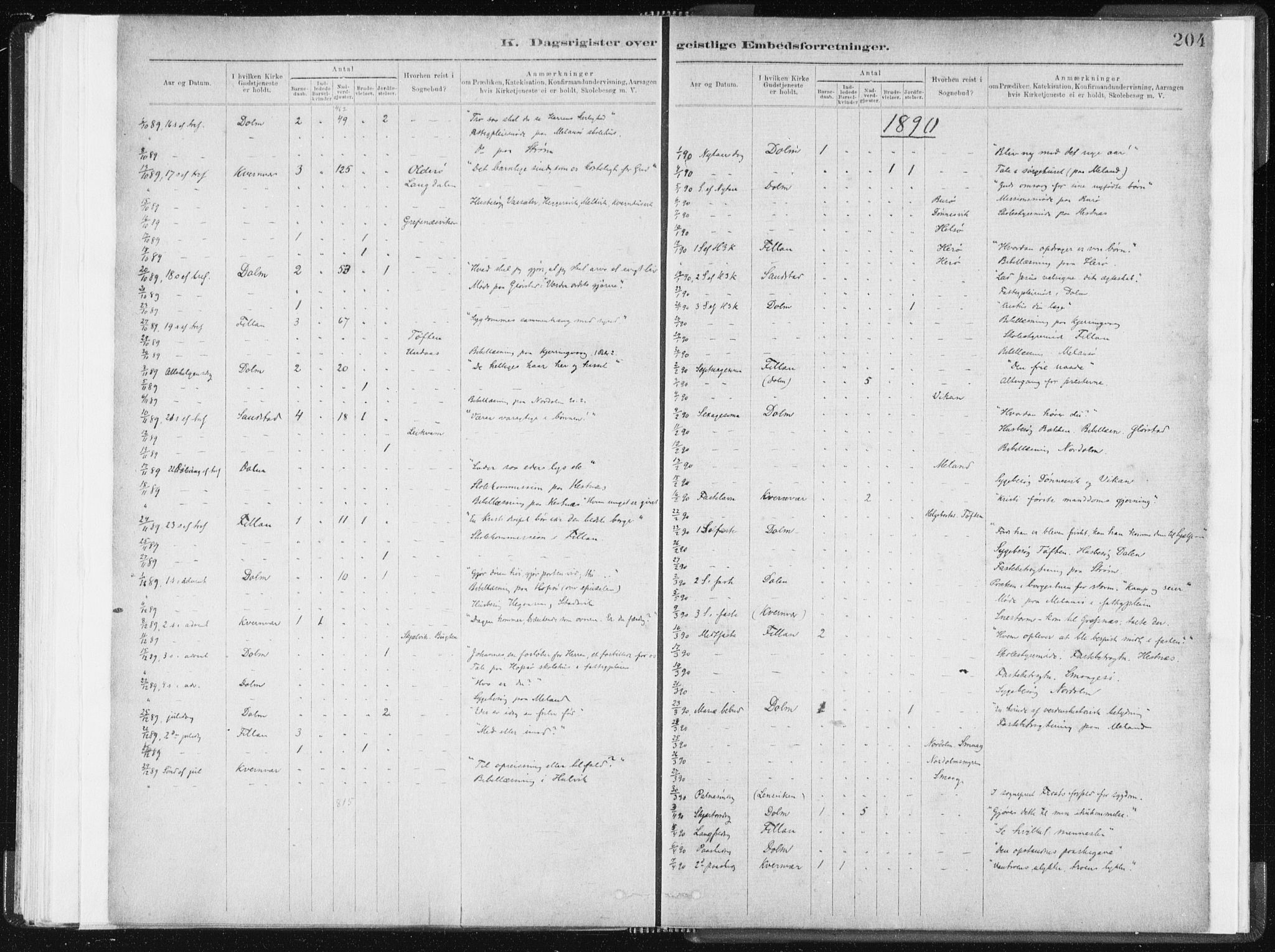 Ministerialprotokoller, klokkerbøker og fødselsregistre - Sør-Trøndelag, SAT/A-1456/634/L0533: Parish register (official) no. 634A09, 1882-1901, p. 204