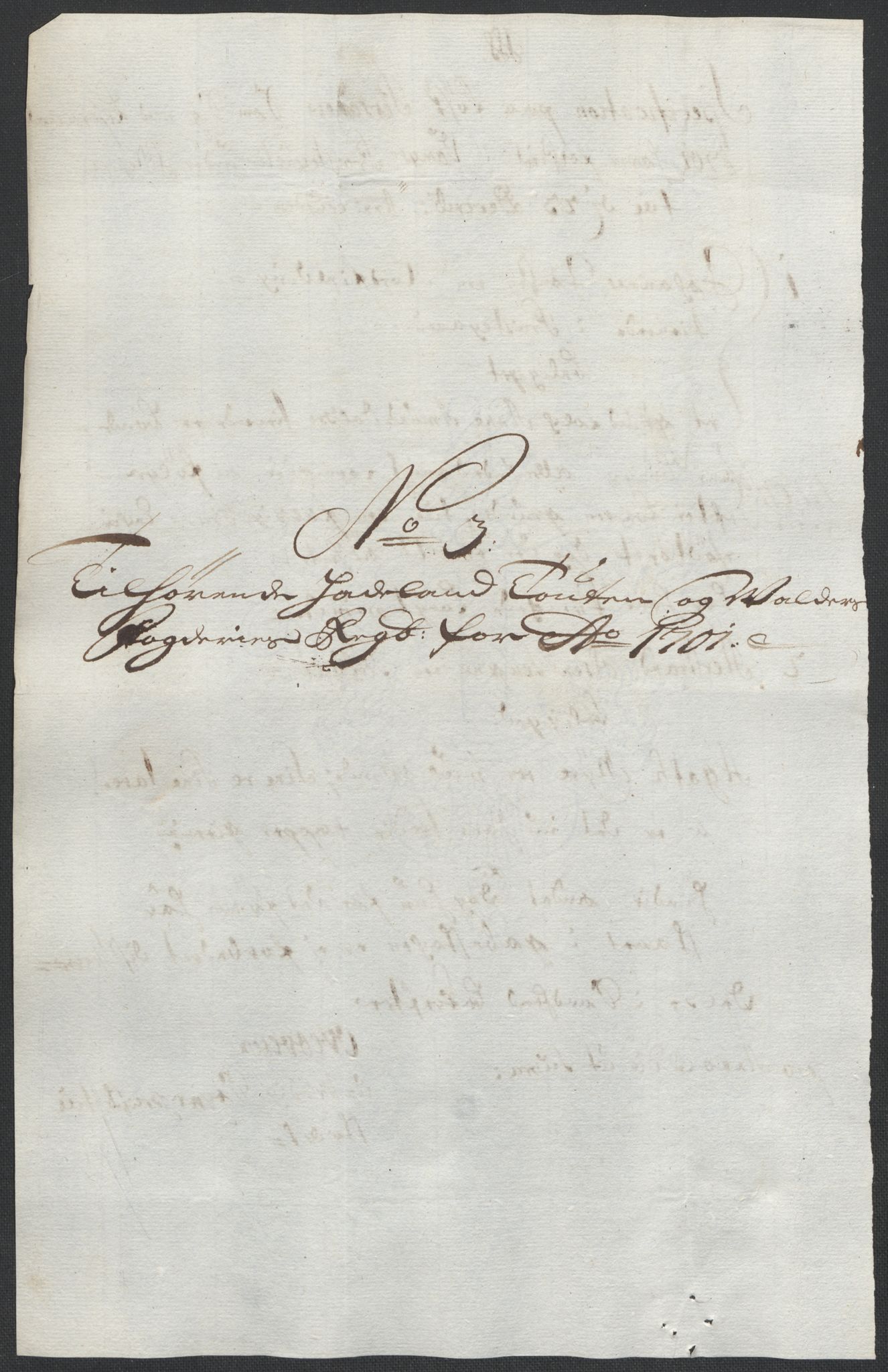 Rentekammeret inntil 1814, Reviderte regnskaper, Fogderegnskap, AV/RA-EA-4092/R18/L1299: Fogderegnskap Hadeland, Toten og Valdres, 1701, p. 318