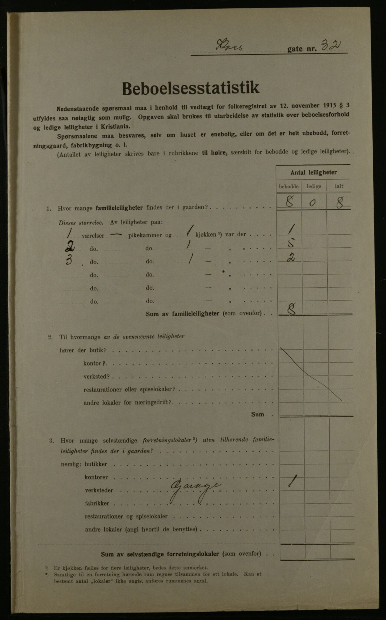 OBA, Municipal Census 1923 for Kristiania, 1923, p. 60292