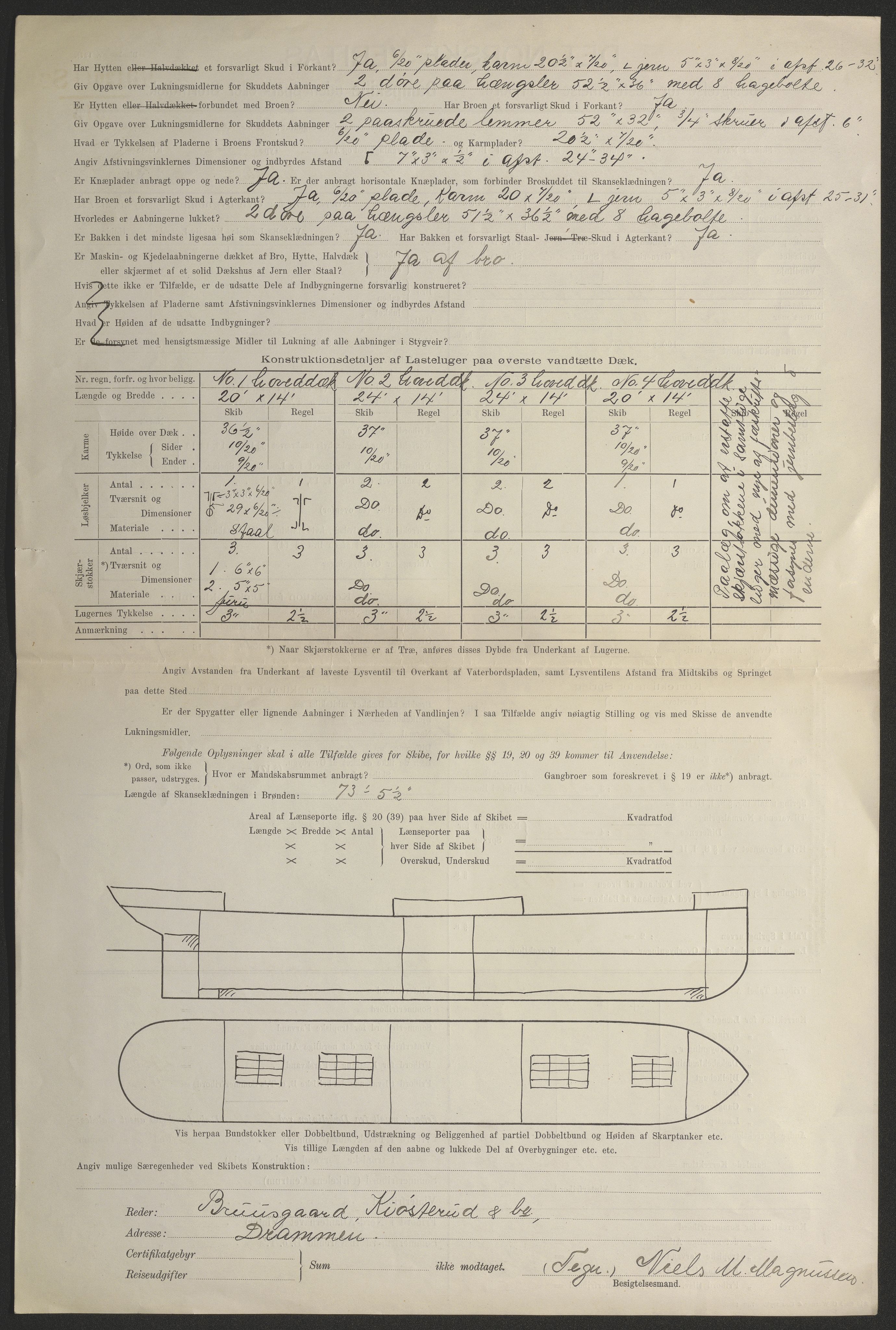 Sjøfartsdirektoratet med forløpere, skipsmapper slettede skip, RA/S-4998/F/Fa/L0519: --, 1850-1922, p. 227