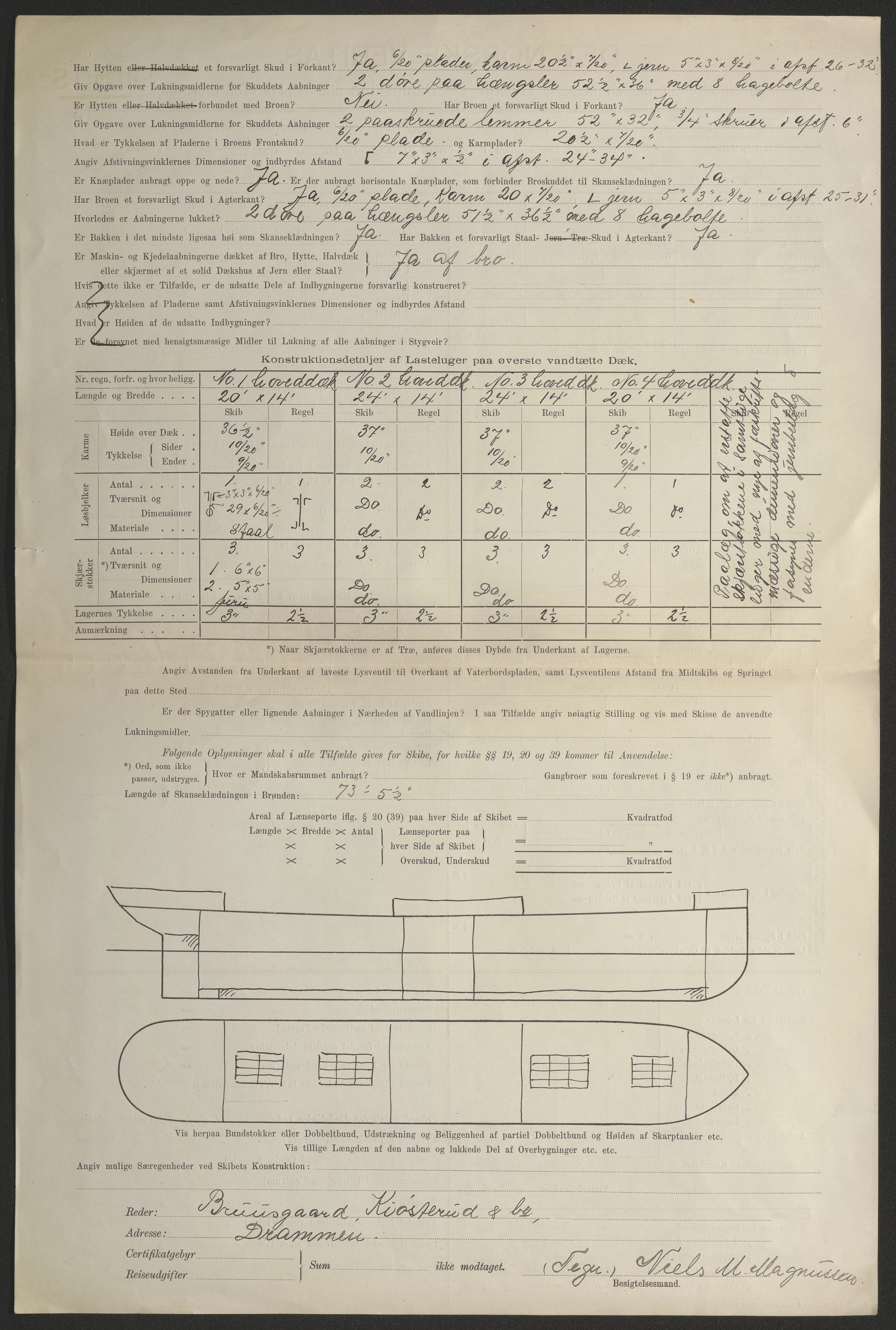 Sjøfartsdirektoratet med forløpere, skipsmapper slettede skip, AV/RA-S-4998/F/Fa/L0519: --, 1850-1922, p. 227