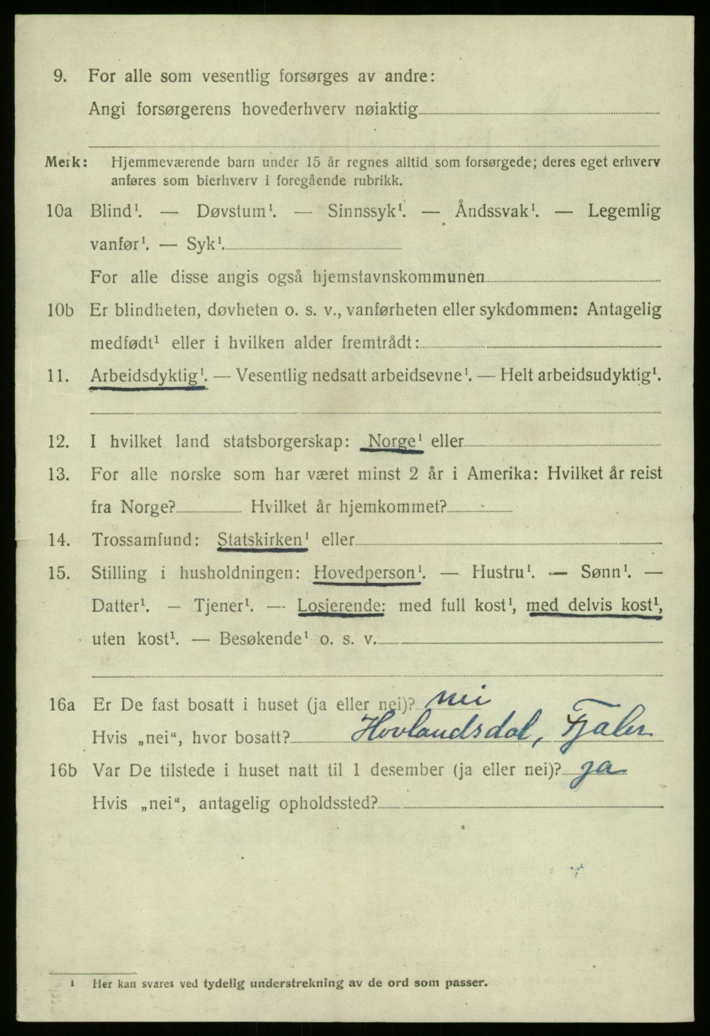 SAB, 1920 census for Fjaler, 1920, p. 8062