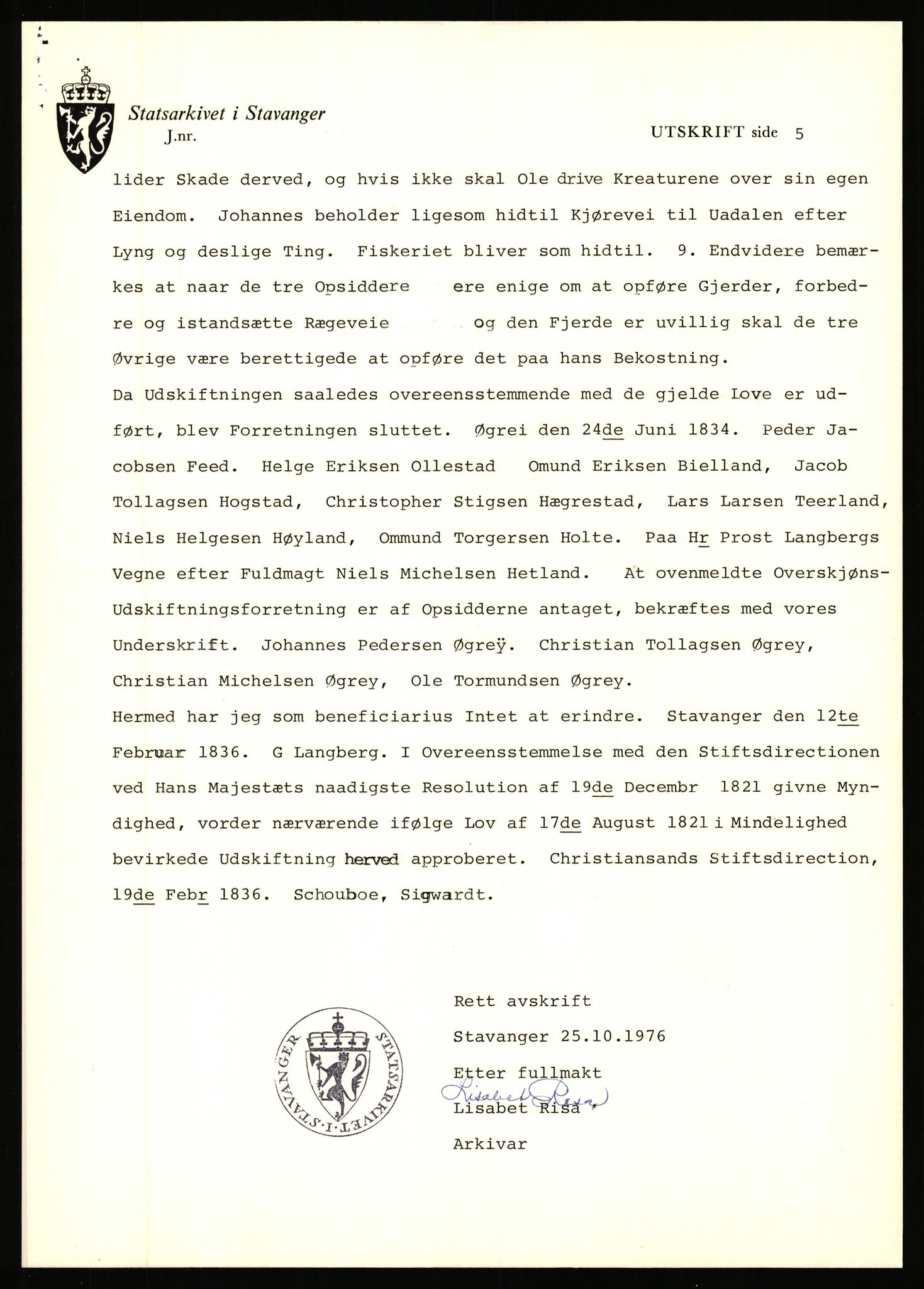 Statsarkivet i Stavanger, AV/SAST-A-101971/03/Y/Yj/L0098: Avskrifter sortert etter gårdsnavn: Øigrei - Østeinstad, 1750-1930, p. 55
