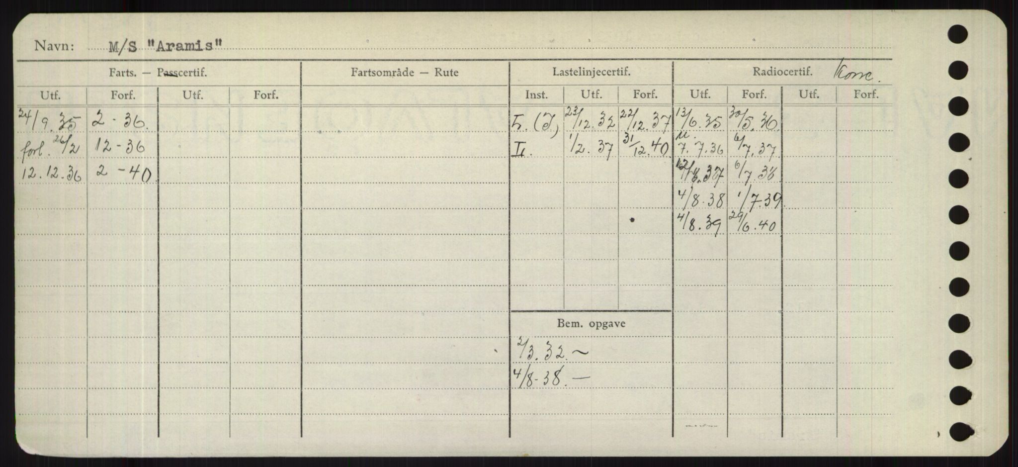 Sjøfartsdirektoratet med forløpere, Skipsmålingen, AV/RA-S-1627/H/Hd/L0002: Fartøy, Apa-Axe, p. 34