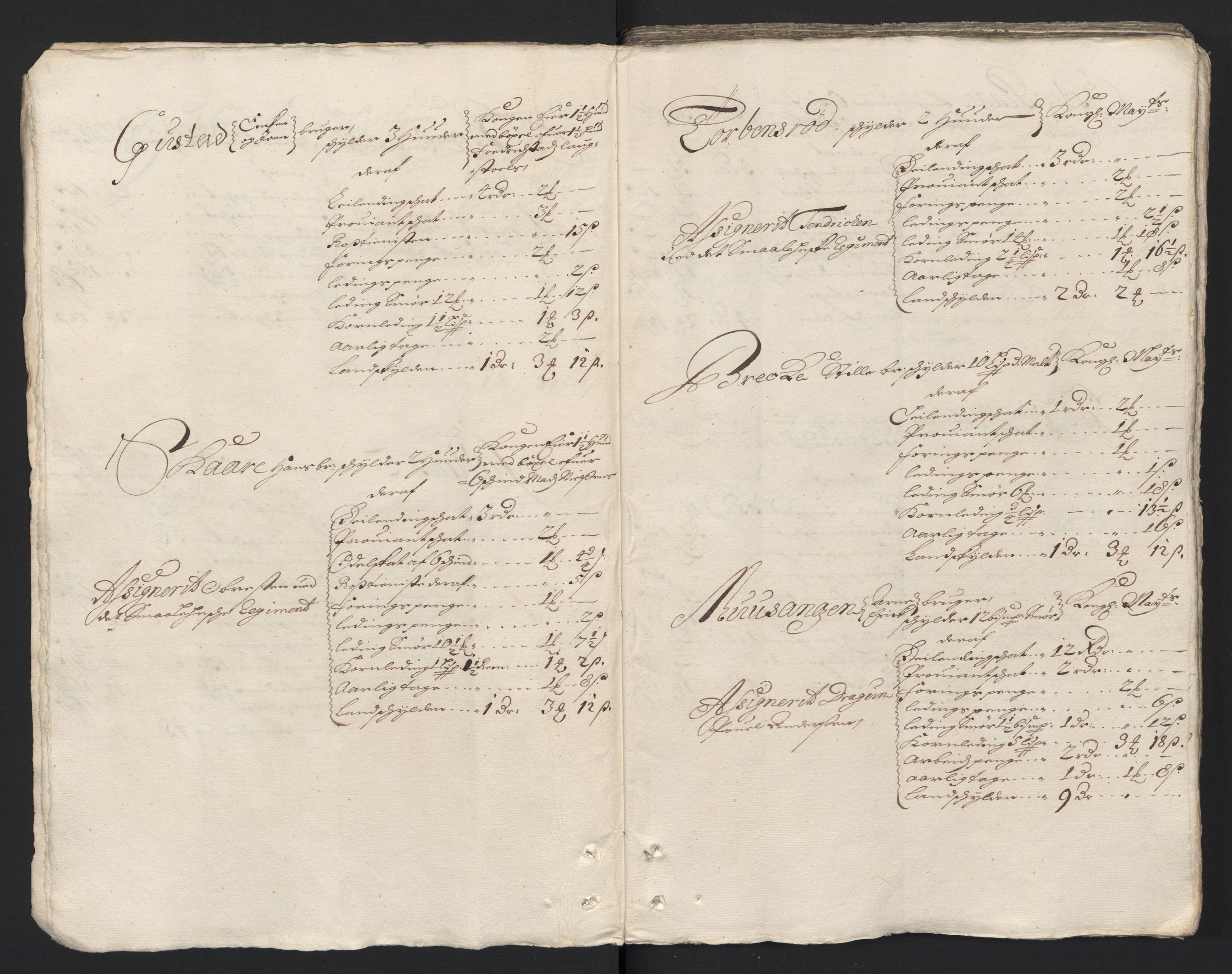 Rentekammeret inntil 1814, Reviderte regnskaper, Fogderegnskap, AV/RA-EA-4092/R04/L0124: Fogderegnskap Moss, Onsøy, Tune, Veme og Åbygge, 1696, p. 195