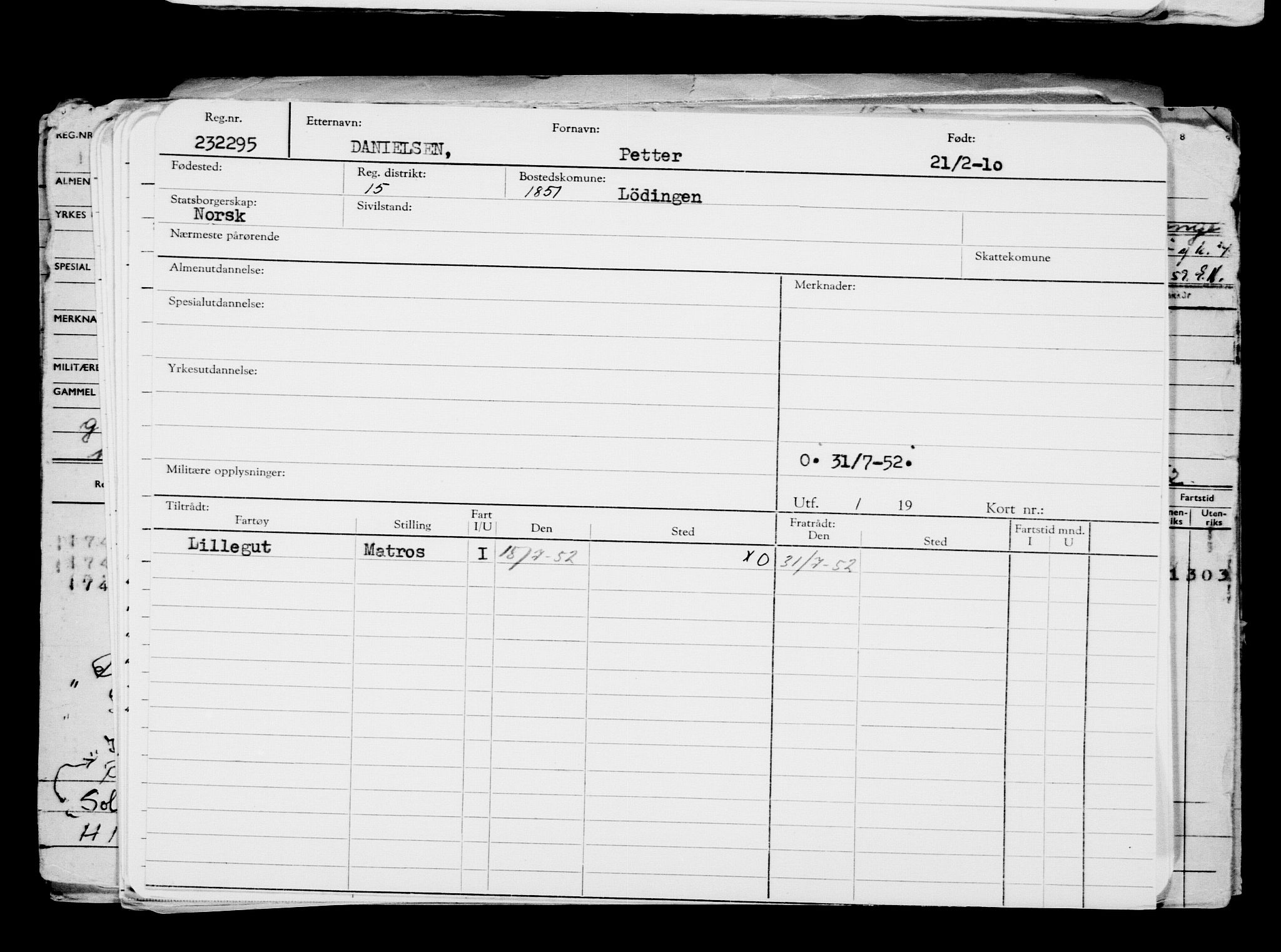 Direktoratet for sjømenn, AV/RA-S-3545/G/Gb/L0088: Hovedkort, 1910, p. 283