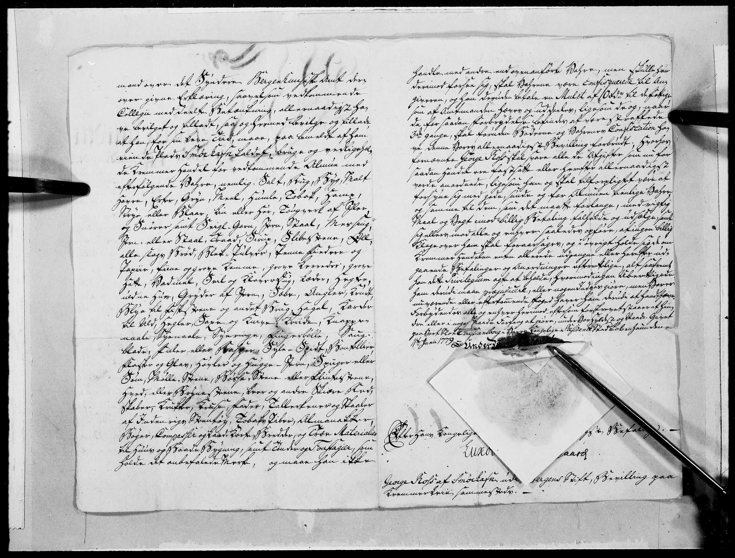 Danske Kanselli 1572-1799, AV/RA-EA-3023/F/Fc/Fcc/Fcca/L0283: Norske innlegg 1572-1799, 1791, p. 353