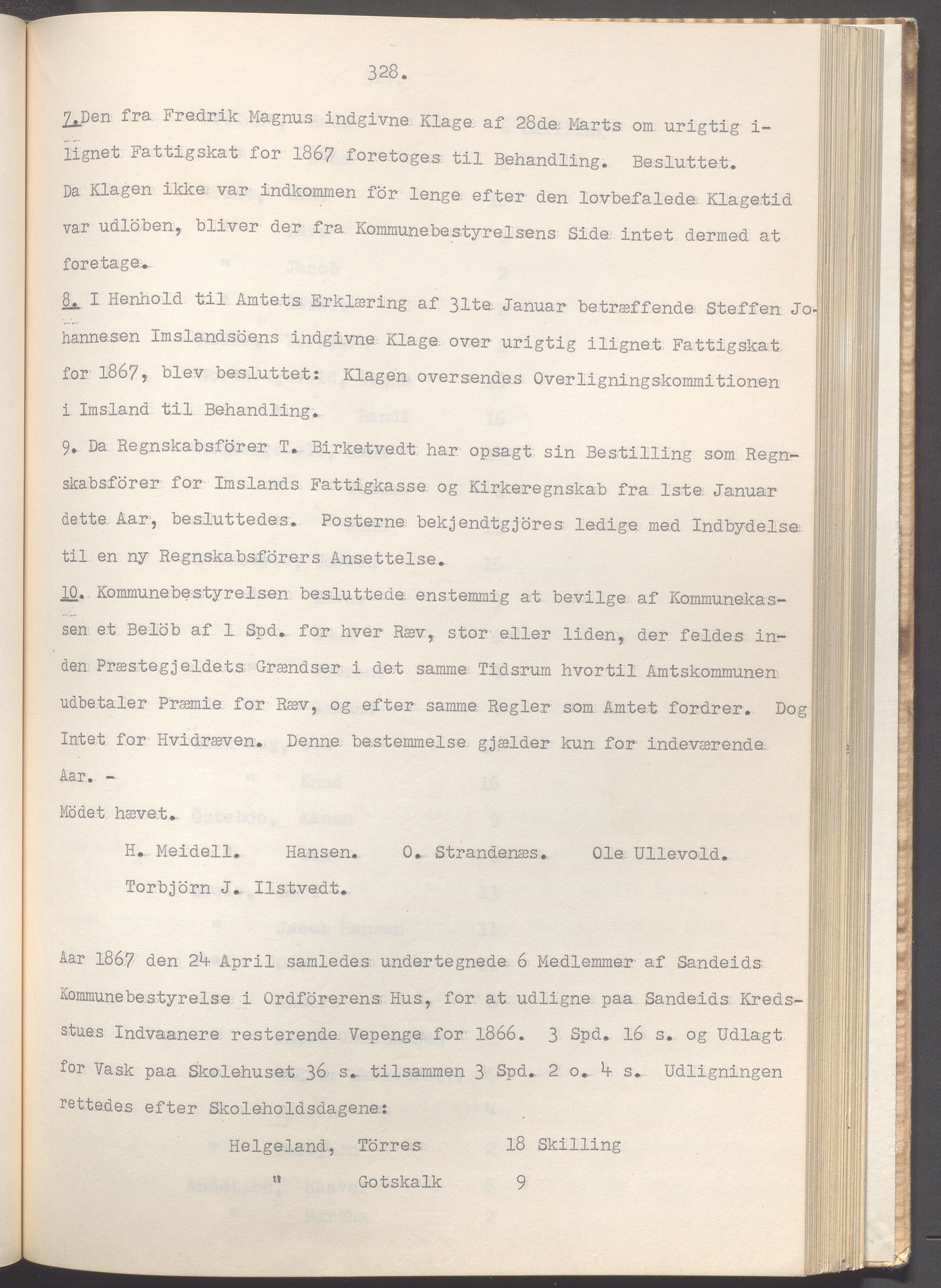 Vikedal kommune - Formannskapet, IKAR/K-100598/A/Ac/L0002: Avskrift av møtebok, 1862-1874, p. 328