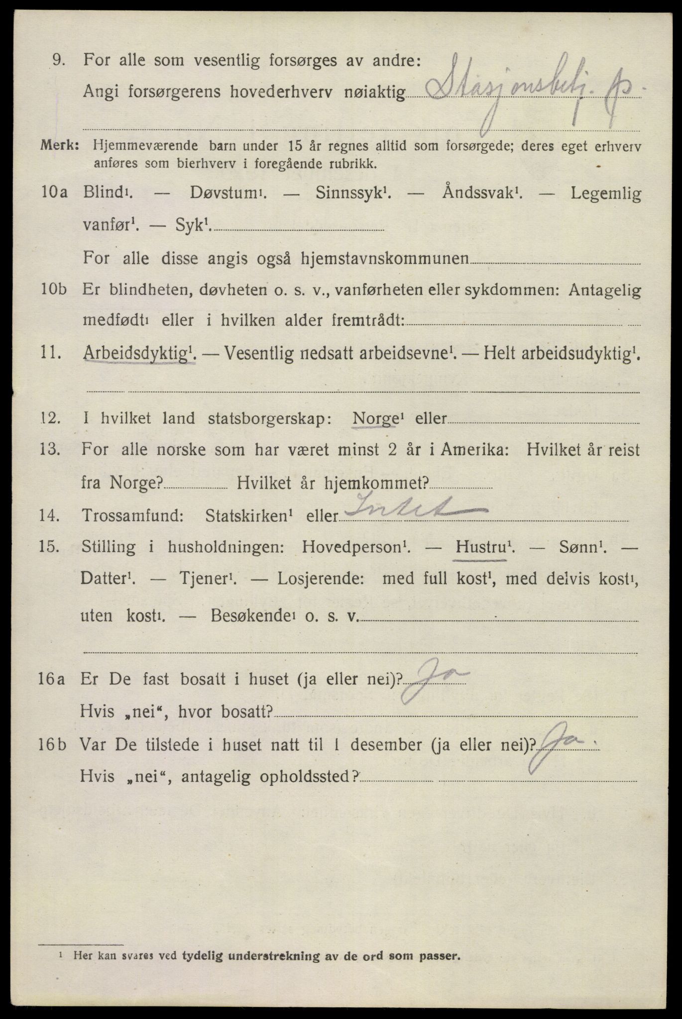 SAKO, 1920 census for Lardal, 1920, p. 1968