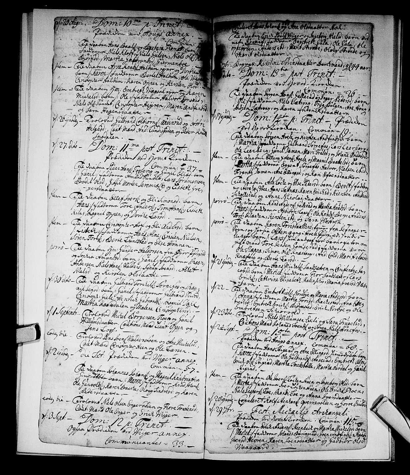 Norderhov kirkebøker, AV/SAKO-A-237/F/Fa/L0002a: Parish register (official) no. 2A, 1716-1725, p. 234-235