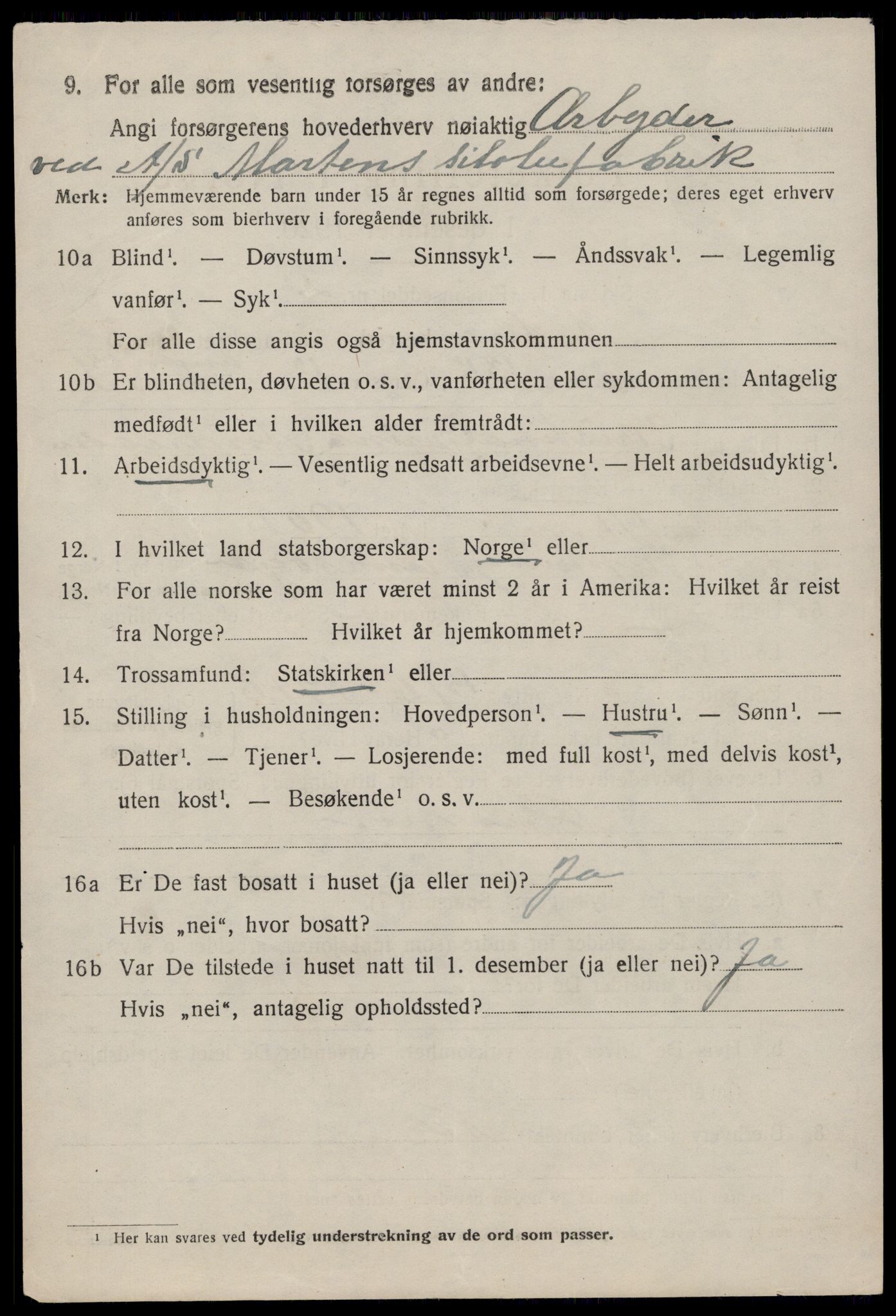 SAST, 1920 census for Åkra, 1920, p. 5881