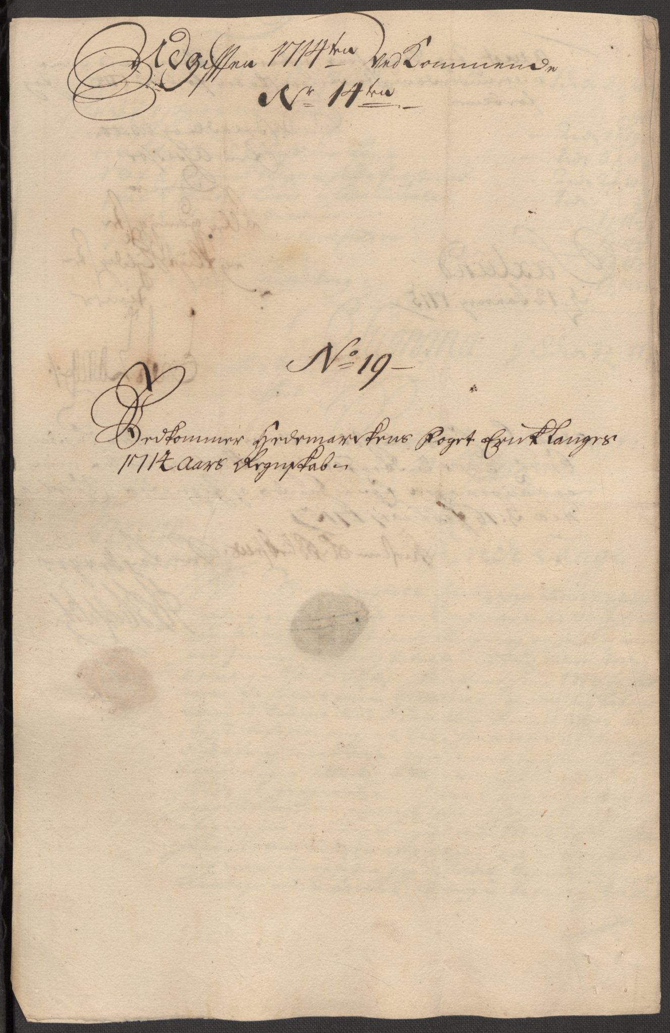 Rentekammeret inntil 1814, Reviderte regnskaper, Fogderegnskap, AV/RA-EA-4092/R16/L1052: Fogderegnskap Hedmark, 1714, p. 5