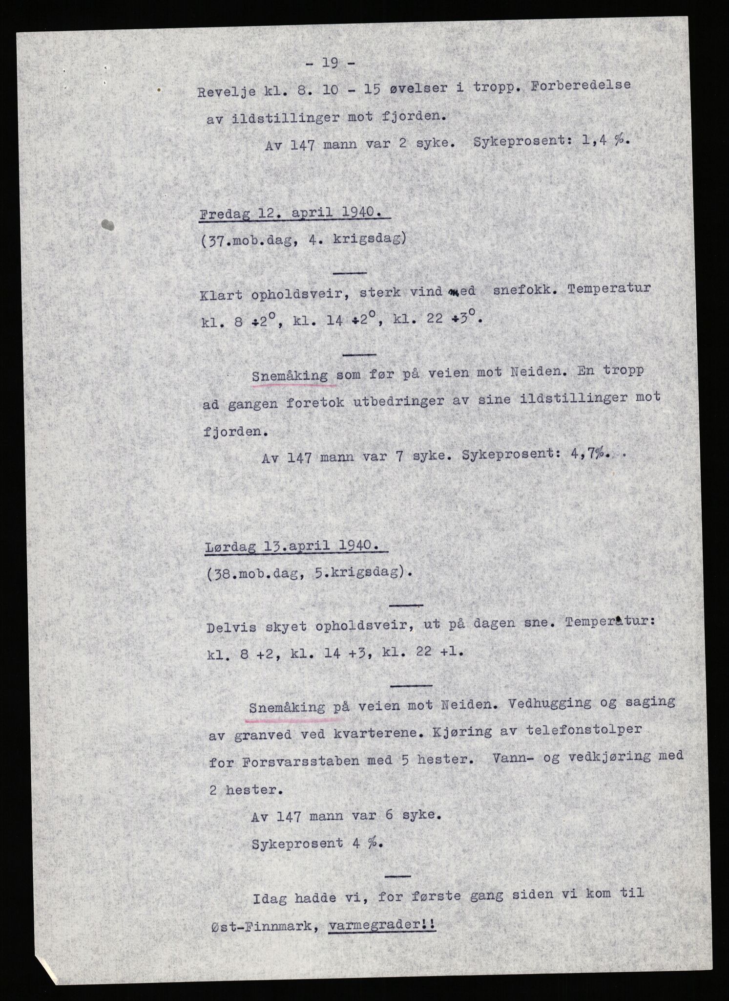 Forsvaret, Forsvarets krigshistoriske avdeling, AV/RA-RAFA-2017/Y/Yb/L0140: II-C-11-611-620  -  6. Divisjon, 1940-1966, p. 131