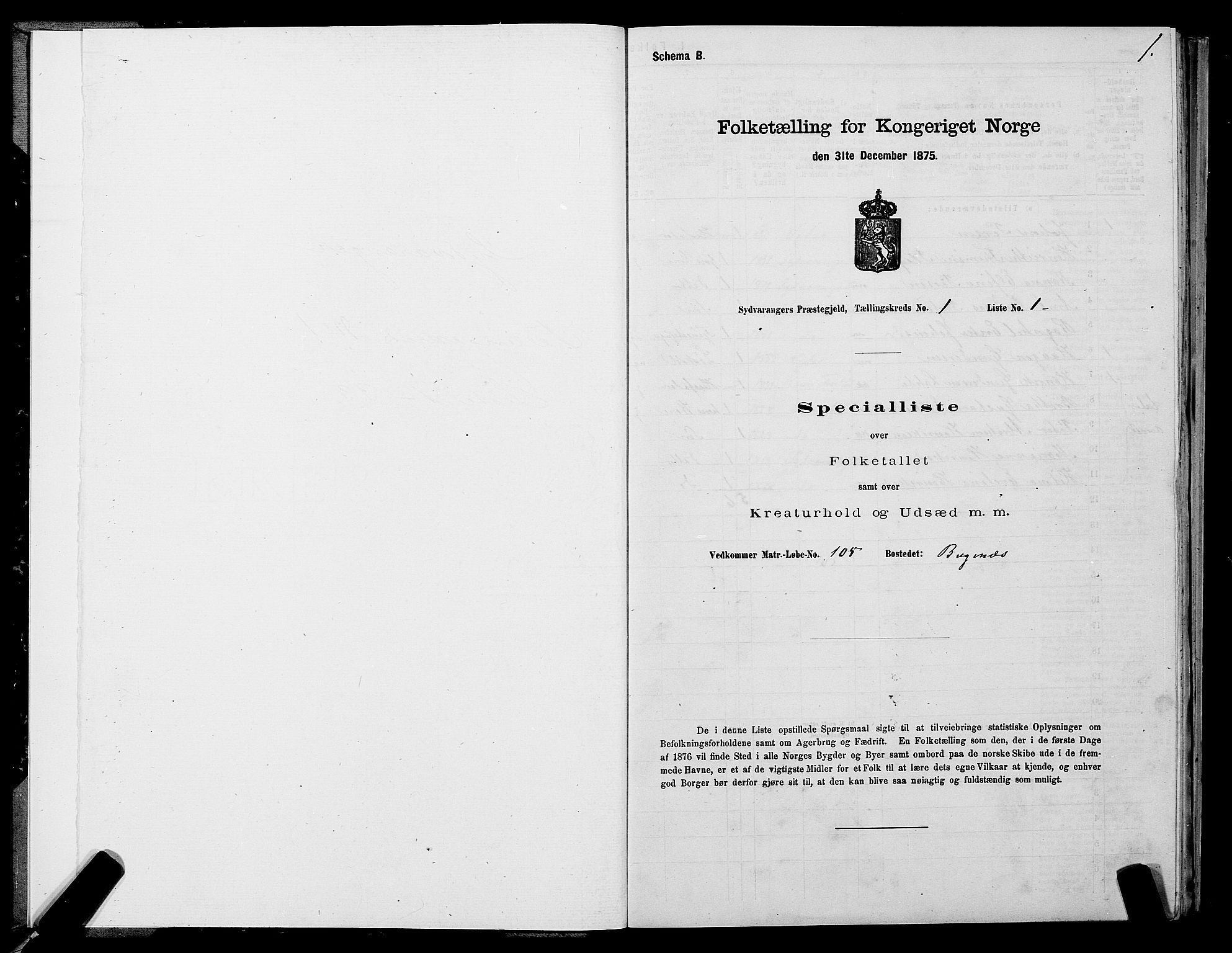 SATØ, 1875 census for 2030P Sør-Varanger, 1875, p. 1001