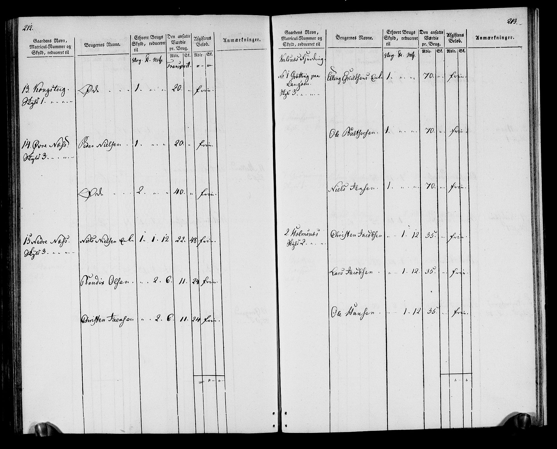 Rentekammeret inntil 1814, Realistisk ordnet avdeling, RA/EA-4070/N/Ne/Nea/L0164: Vesterålen, Andenes og Lofoten fogderi. Oppebørselsregister, 1803, p. 109