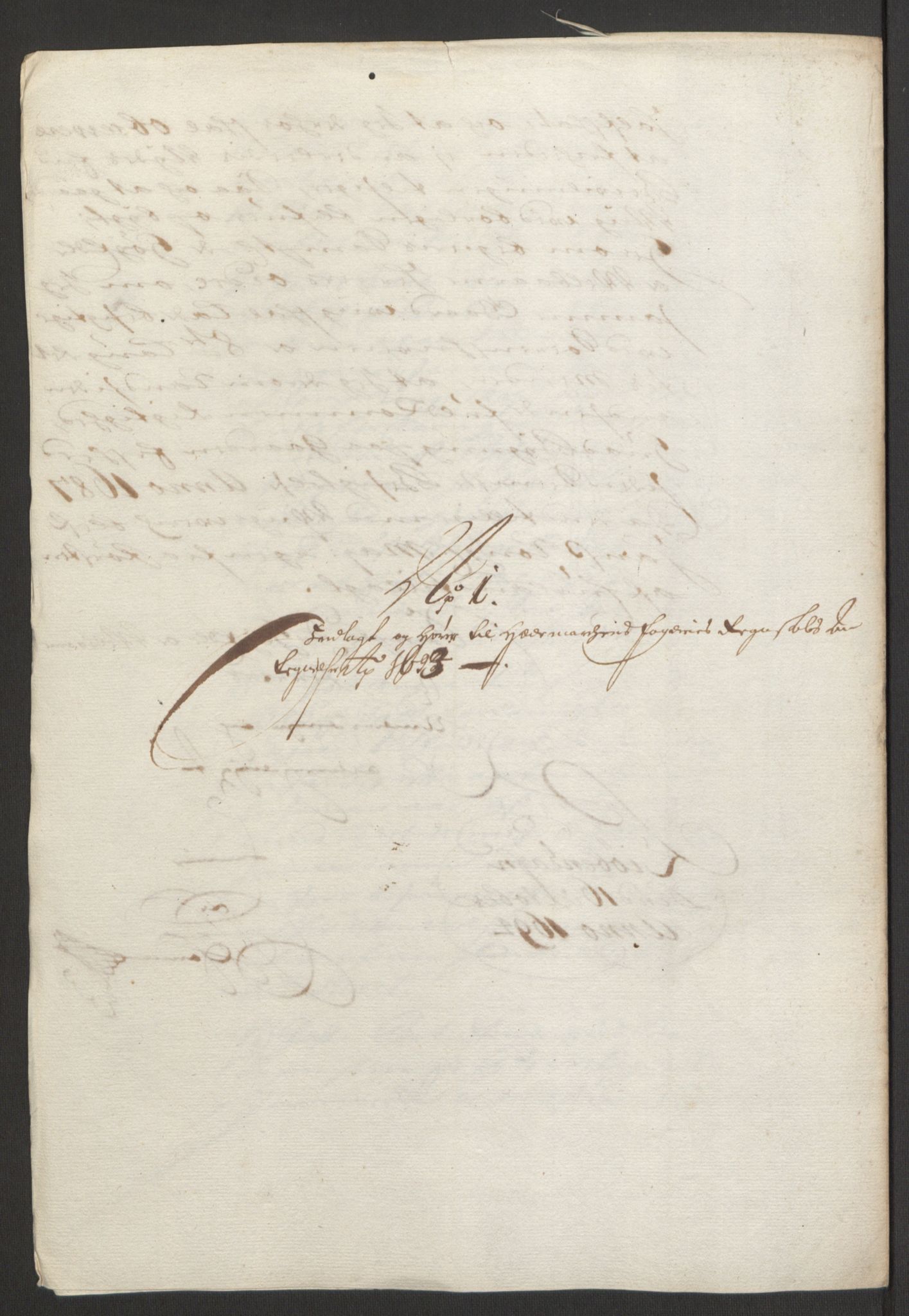 Rentekammeret inntil 1814, Reviderte regnskaper, Fogderegnskap, AV/RA-EA-4092/R16/L1034: Fogderegnskap Hedmark, 1693, p. 260