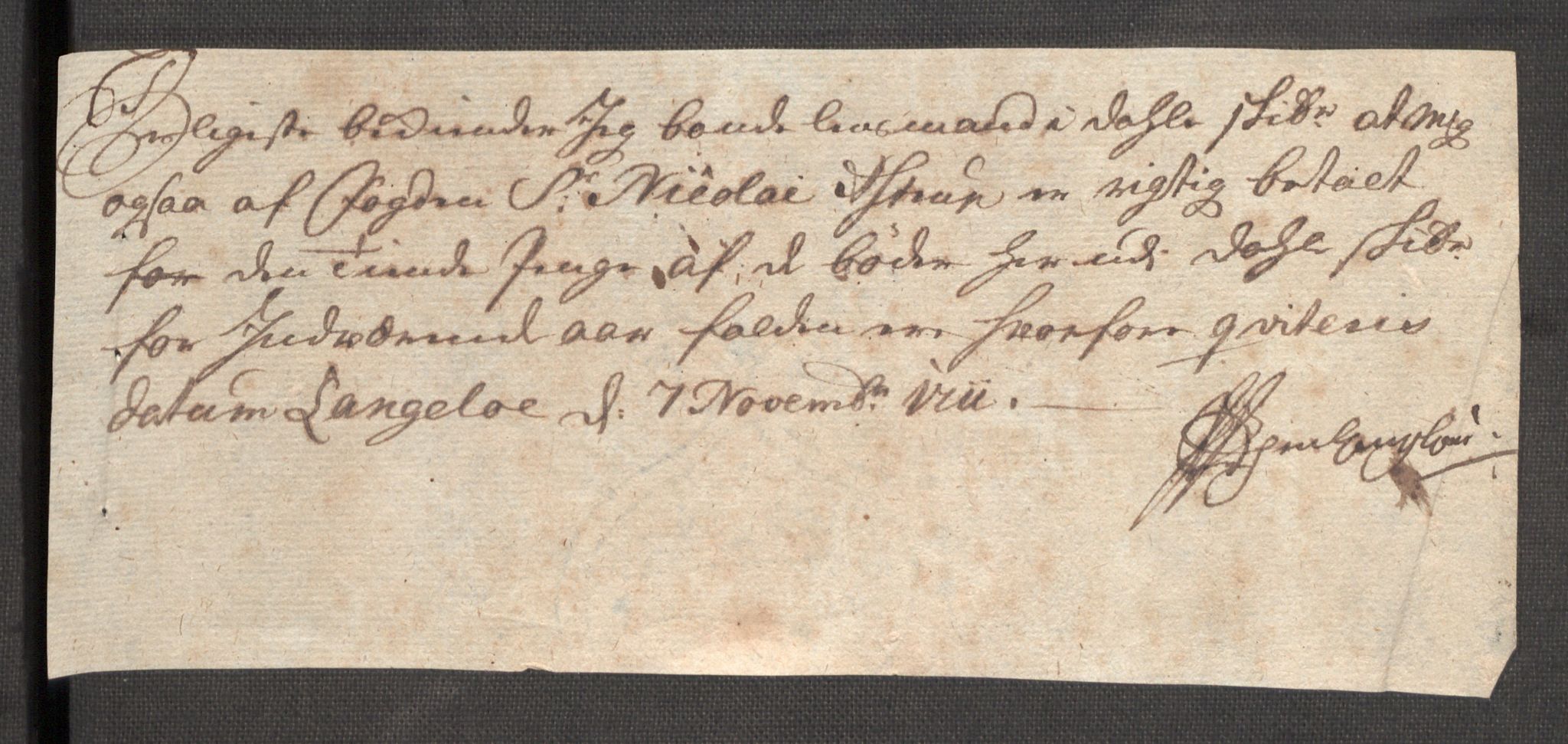 Rentekammeret inntil 1814, Reviderte regnskaper, Fogderegnskap, AV/RA-EA-4092/R54/L3564: Fogderegnskap Sunnmøre, 1711, p. 494