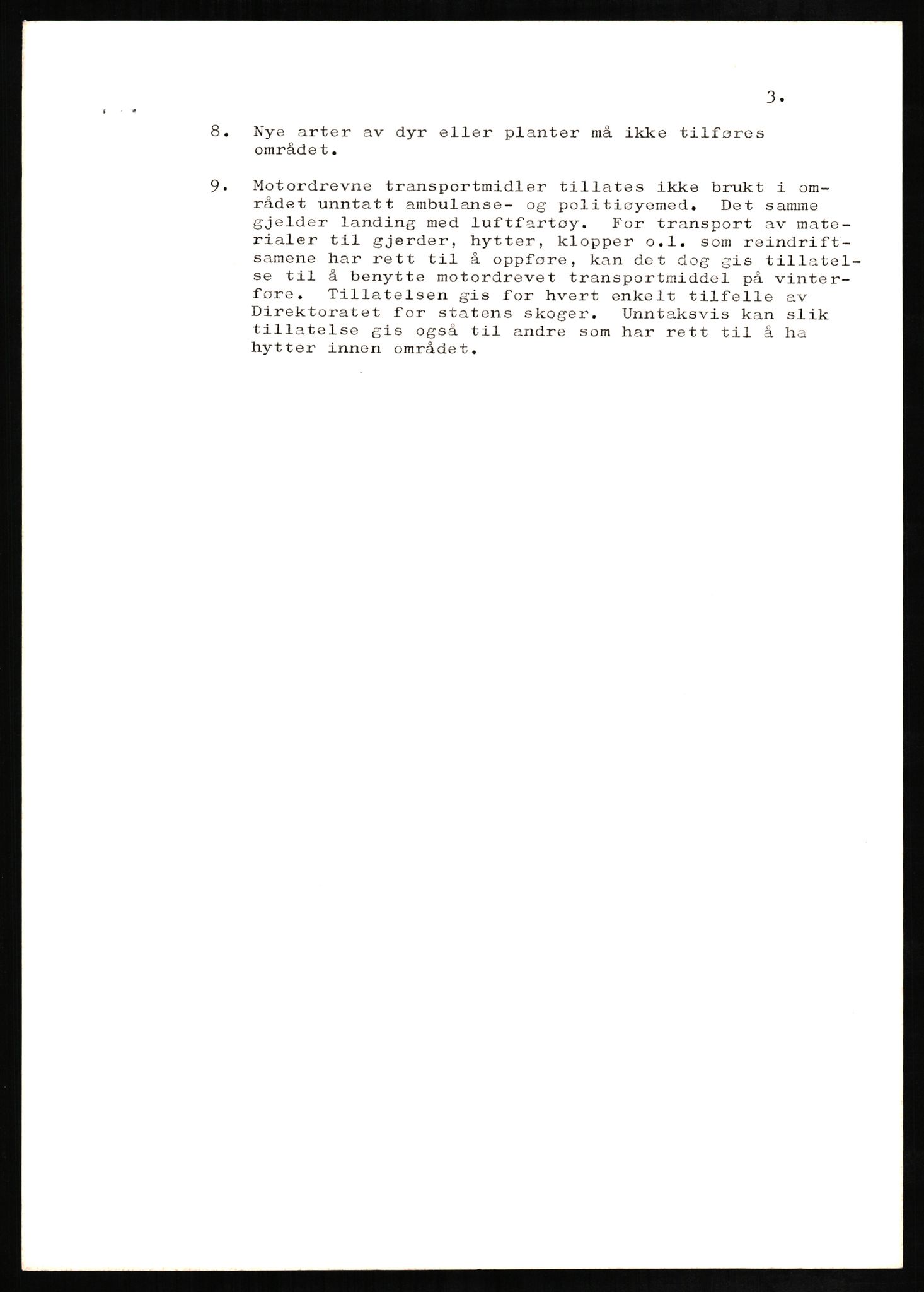 Statens naturverninspektør, AV/RA-S-2464/D/L0080: Nasjonalparker: Gressåmoen og Børgefjell, 1957-1982, p. 154