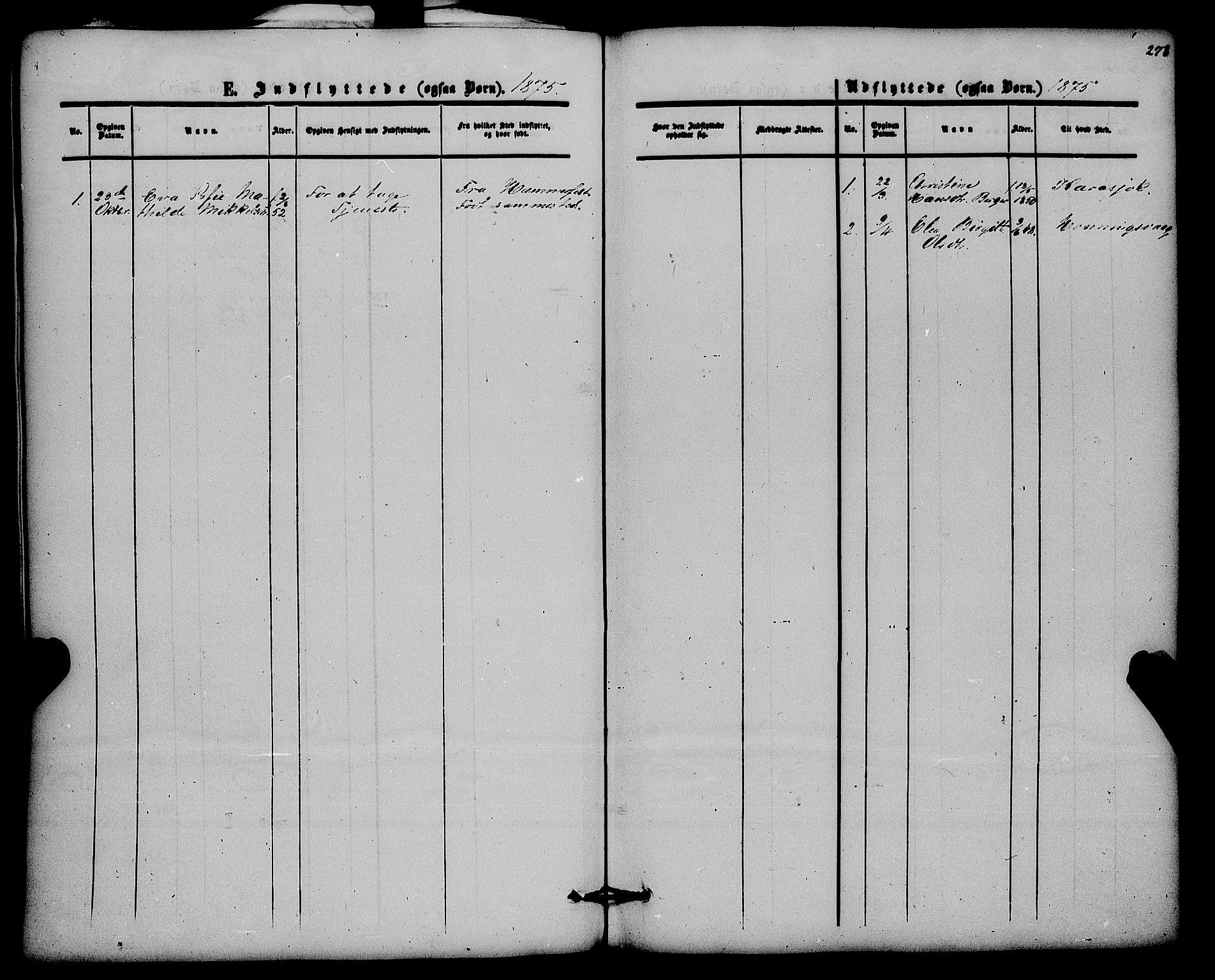 Alta sokneprestkontor, SATØ/S-1338/H/Ha/L0001.kirke: Parish register (official) no. 1, 1858-1878, p. 278