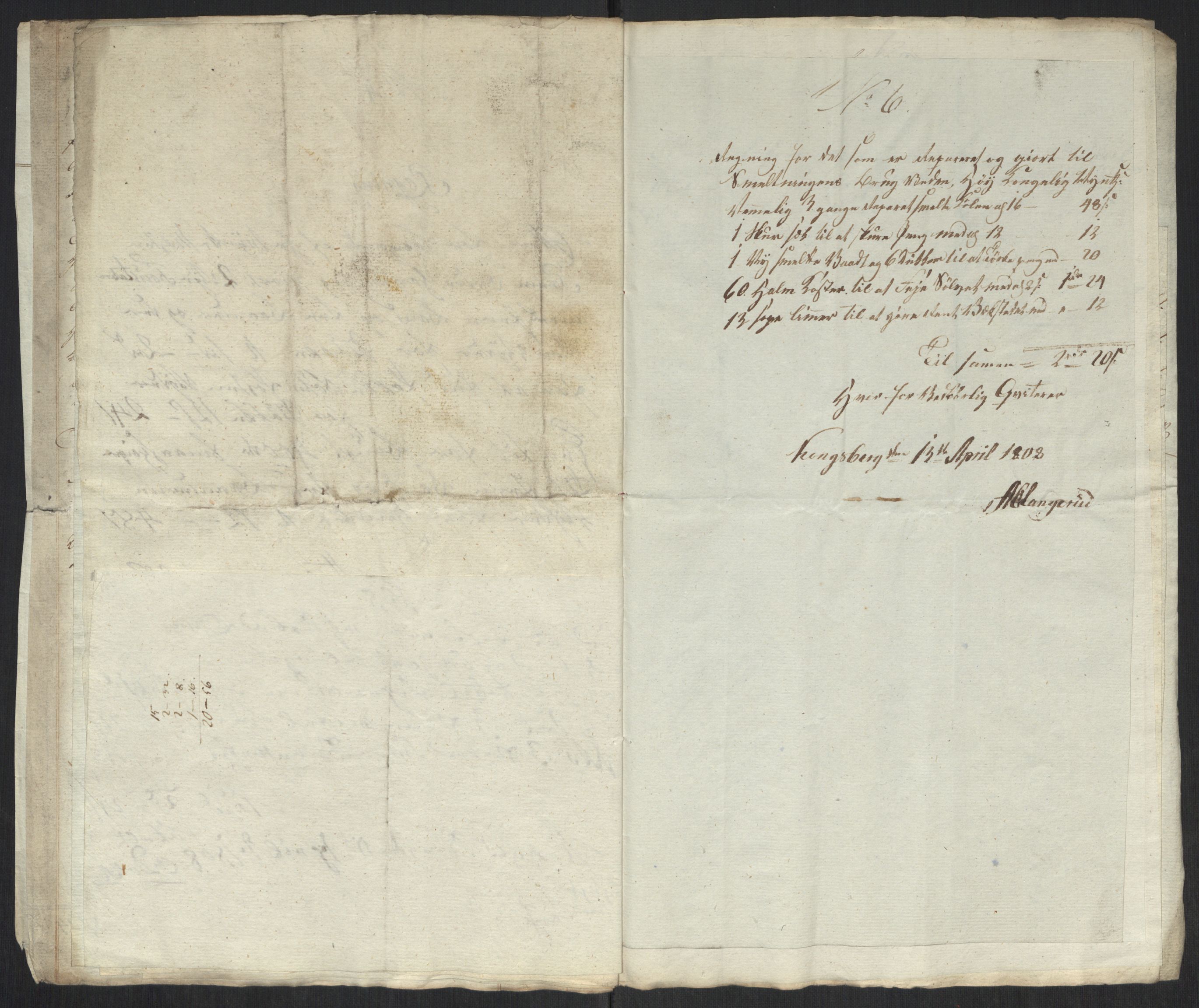 Rentekammeret inntil 1814, Realistisk ordnet avdeling, AV/RA-EA-4070/Oa/L0008: [Y6]: Embetsbrev til myntmesteren på Kongsberg (1797-1806 og 1808-1813), 1797-1813, p. 296