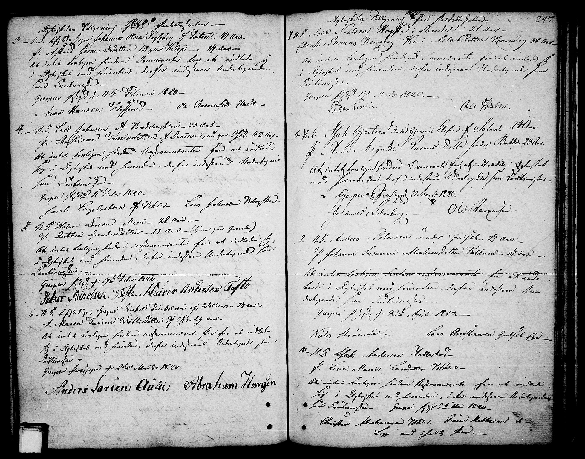 Gjerpen kirkebøker, SAKO/A-265/F/Fa/L0003: Parish register (official) no. I 3, 1796-1814, p. 247