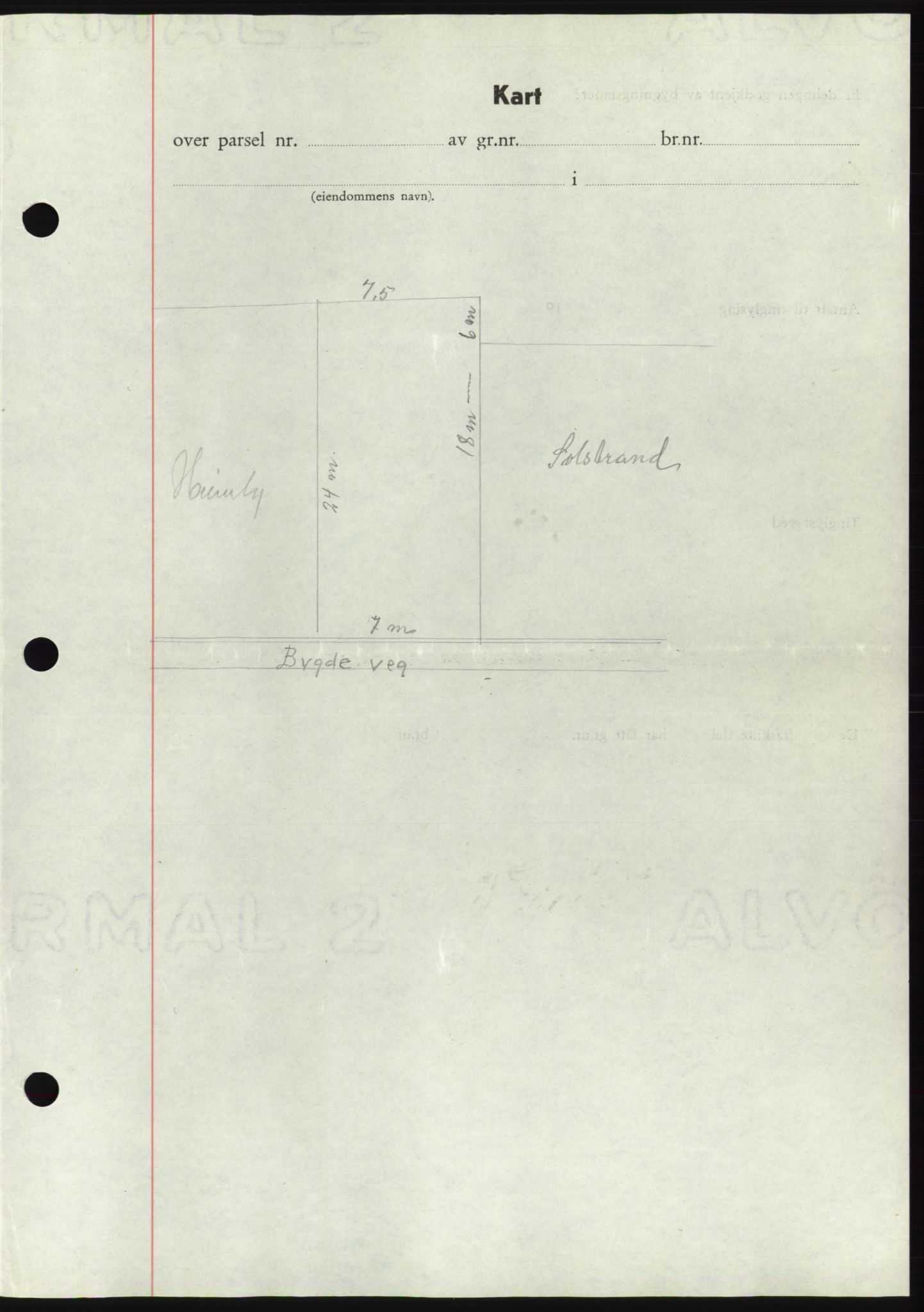 Søre Sunnmøre sorenskriveri, AV/SAT-A-4122/1/2/2C/L0077: Mortgage book no. 3A, 1945-1946, Diary no: : 34/1946