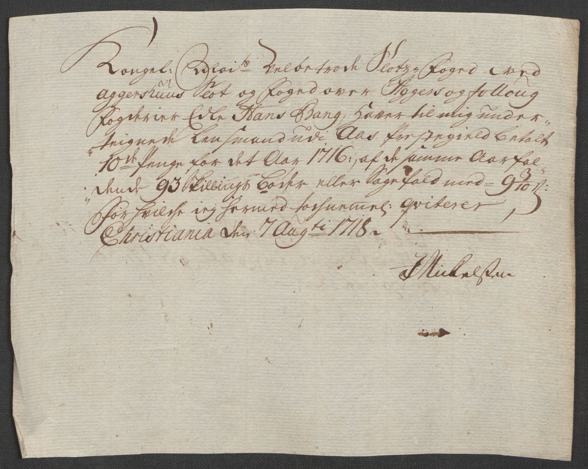 Rentekammeret inntil 1814, Reviderte regnskaper, Fogderegnskap, AV/RA-EA-4092/R10/L0454: Fogderegnskap Aker og Follo, 1716, p. 562