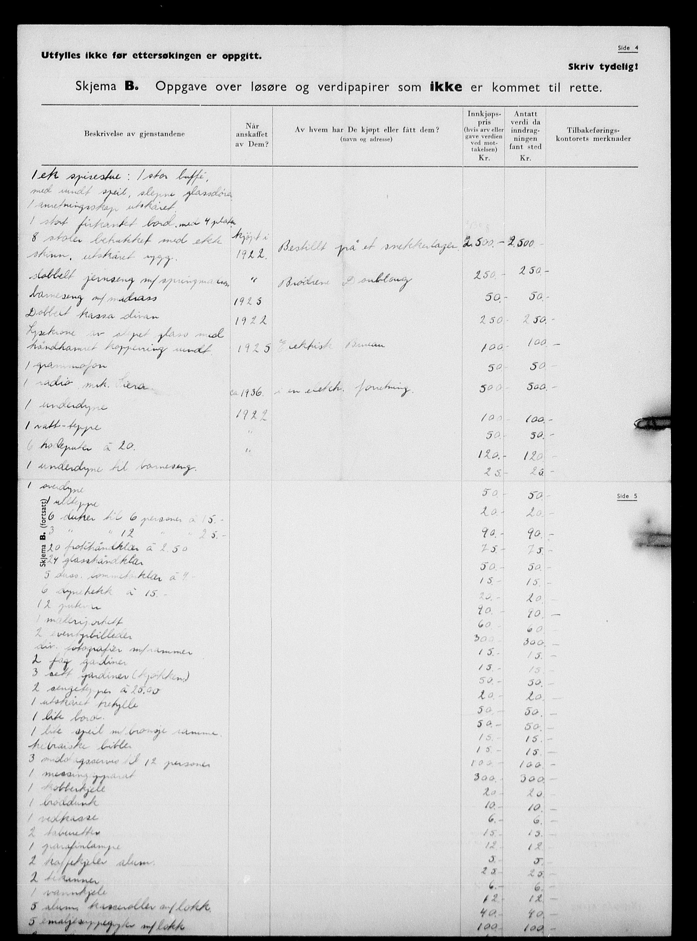 Justisdepartementet, Tilbakeføringskontoret for inndratte formuer, RA/S-1564/H/Hc/Hcc/L0954: --, 1945-1947, p. 258