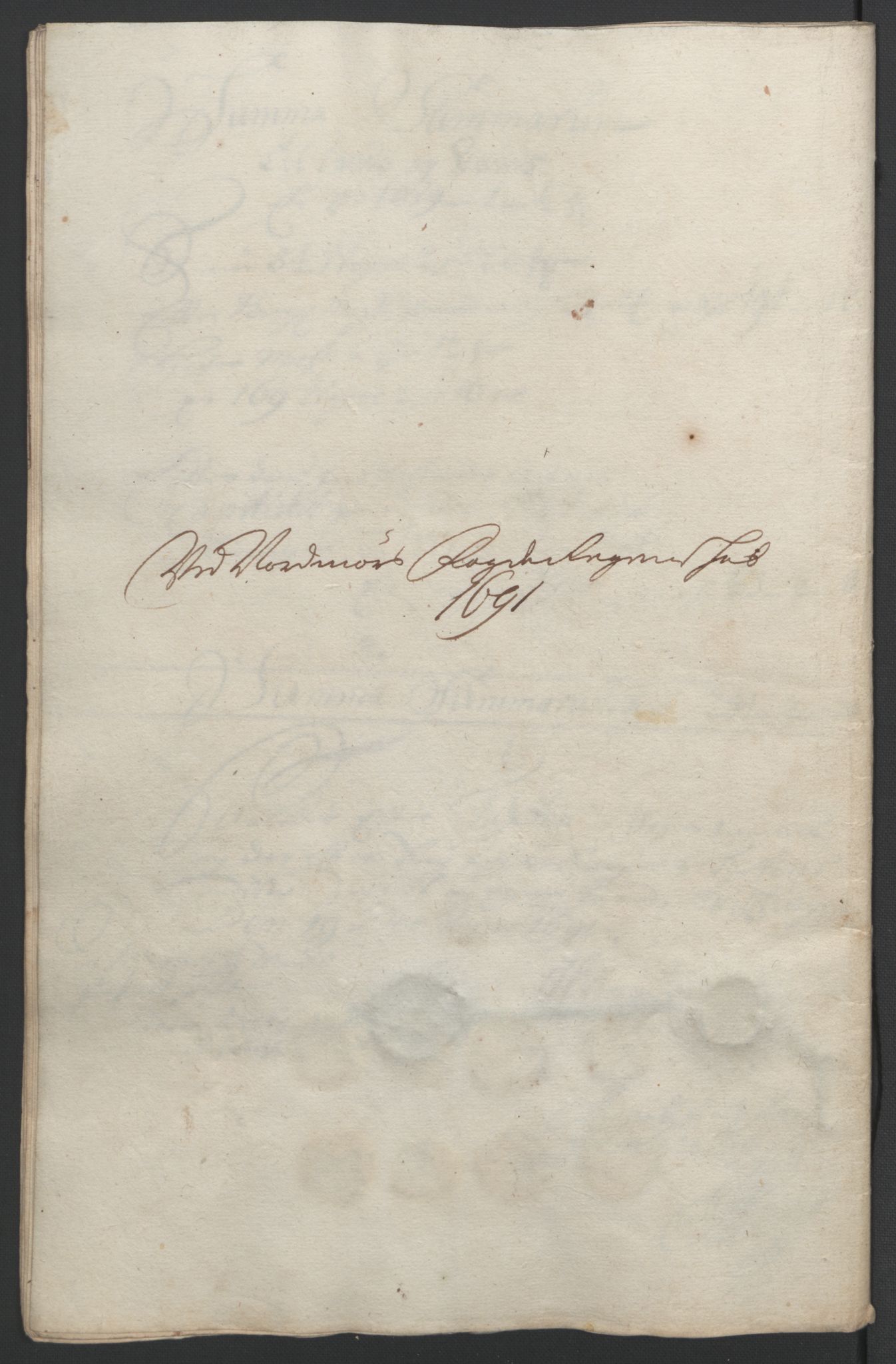 Rentekammeret inntil 1814, Reviderte regnskaper, Fogderegnskap, AV/RA-EA-4092/R56/L3734: Fogderegnskap Nordmøre, 1690-1691, p. 388