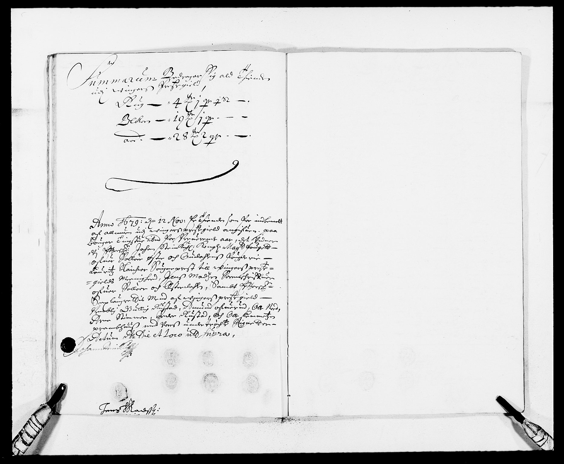 Rentekammeret inntil 1814, Reviderte regnskaper, Fogderegnskap, AV/RA-EA-4092/R13/L0816: Fogderegnskap Solør, Odal og Østerdal, 1679, p. 142