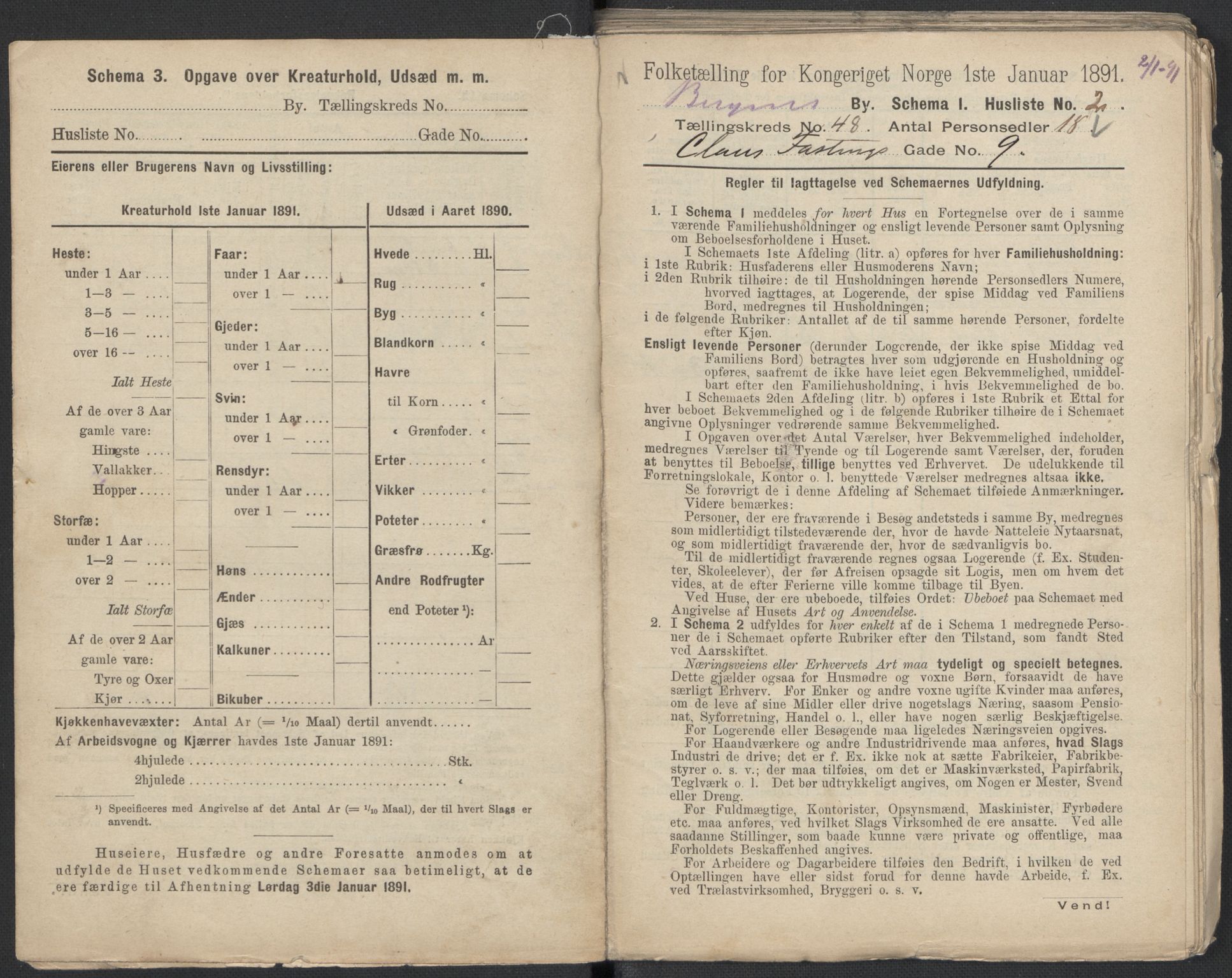 RA, 1891 Census for 1301 Bergen, 1891, p. 7802