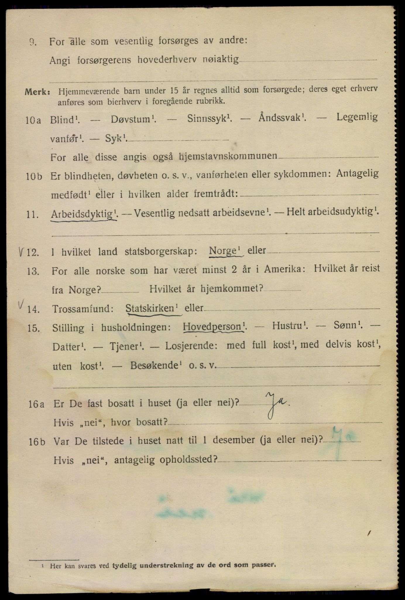 SAO, 1920 census for Kristiania, 1920, p. 365816