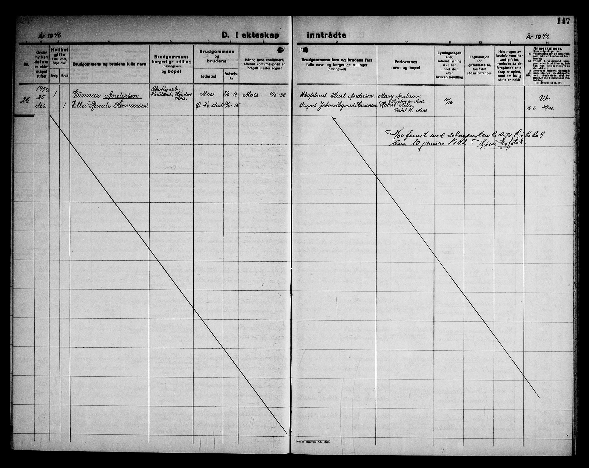 Rolvsøy prestekontor Kirkebøker, AV/SAO-A-2004/G/Ga/L0003: Parish register (copy) no. 3, 1935-1947, p. 147