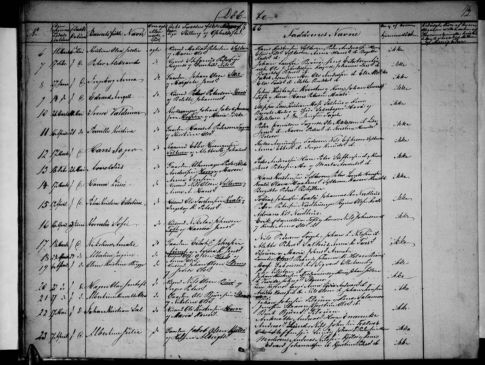 Ministerialprotokoller, klokkerbøker og fødselsregistre - Nordland, SAT/A-1459/813/L0212: Parish register (copy) no. 813C04, 1864-1886, p. 12