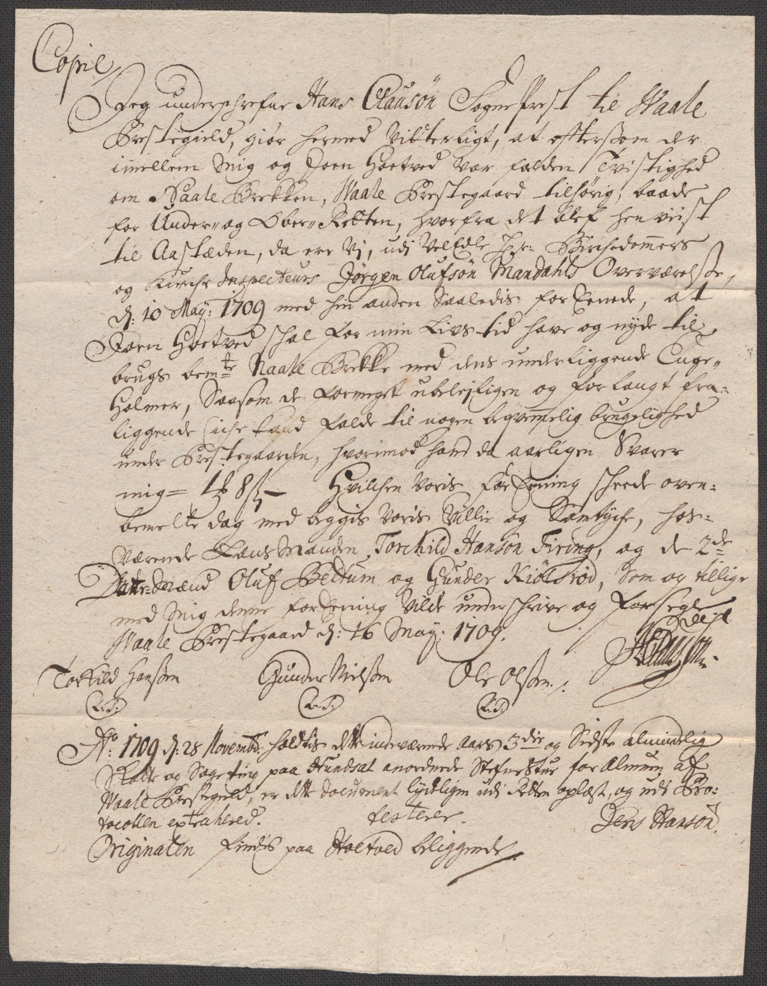 Riksarkivets diplomsamling, AV/RA-EA-5965/F15/L0021: Prestearkiv - Vestfold, 1573-1858, p. 132