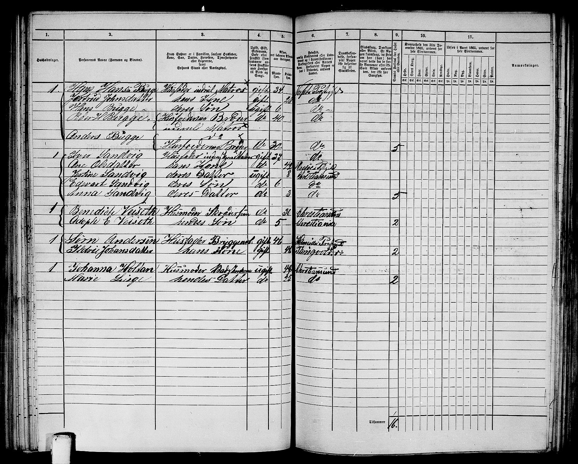 RA, 1865 census for Kristiansund/Kristiansund, 1865, p. 217