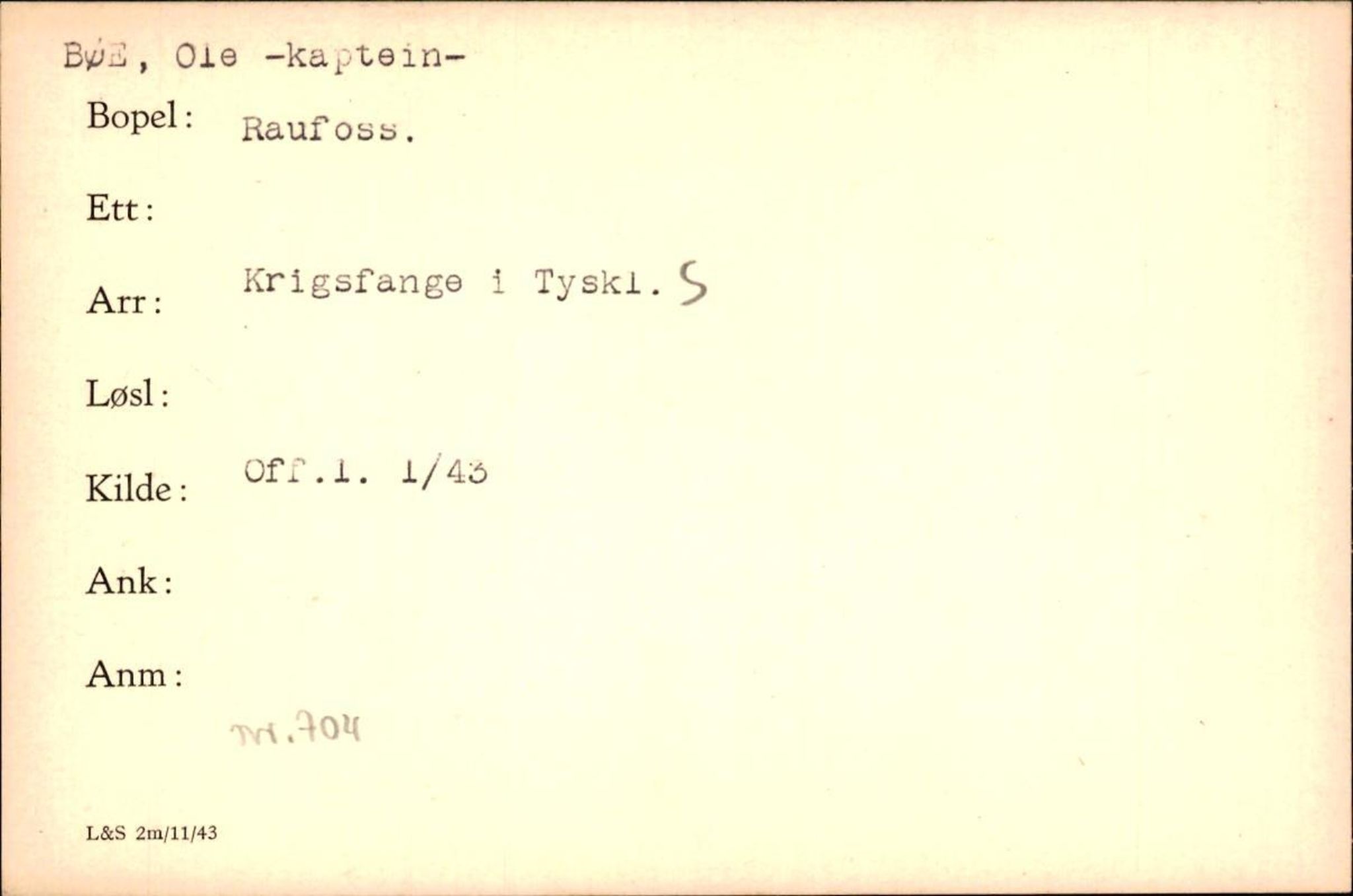 Forsvaret, Forsvarets krigshistoriske avdeling, AV/RA-RAFA-2017/Y/Yf/L0200: II-C-11-2102  -  Norske krigsfanger i Tyskland, 1940-1945, p. 163