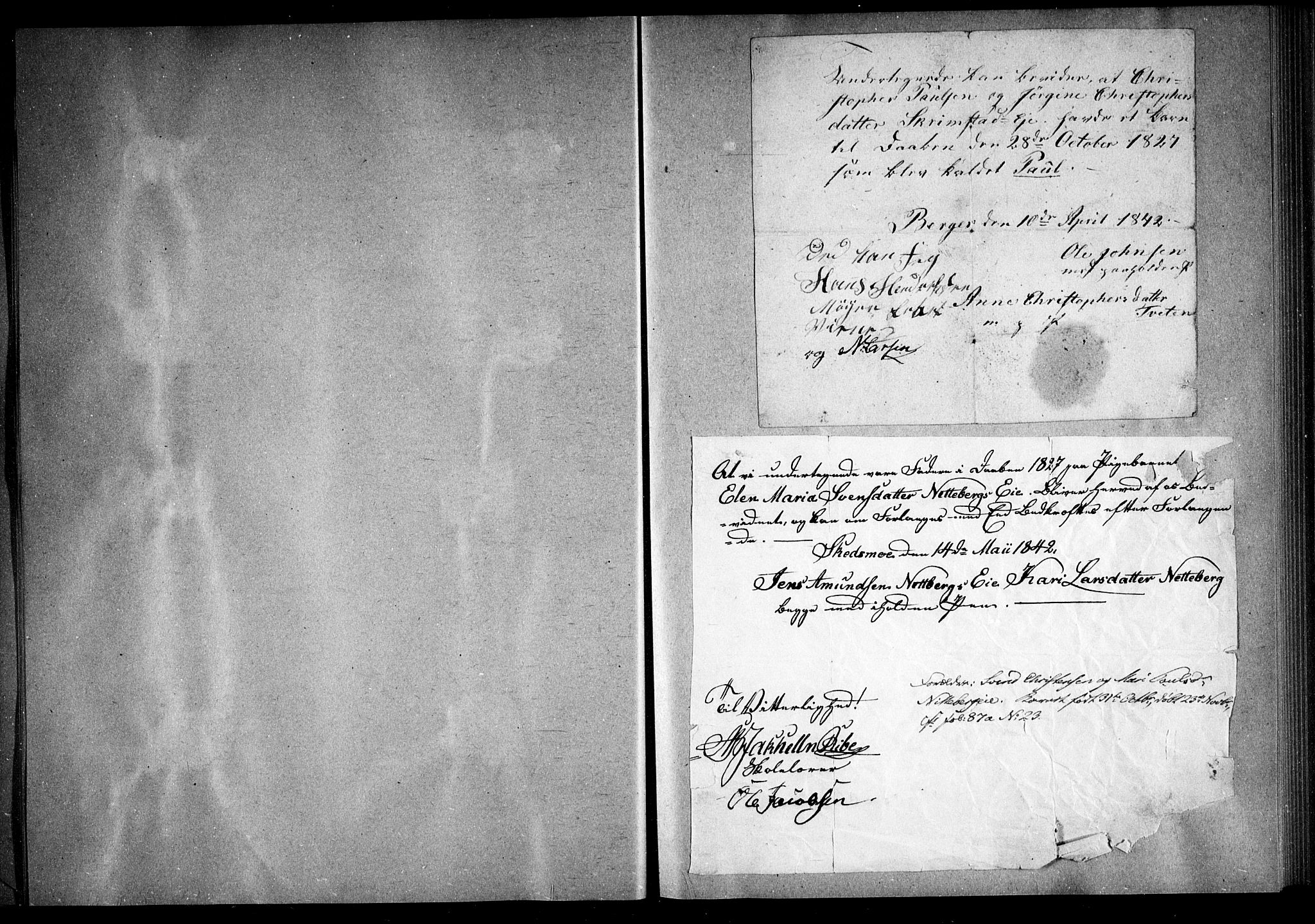 Skedsmo prestearkiv, AV/SAO-A-10033/O/Oa/L0001: Other parish register no. 1, 1825-1829