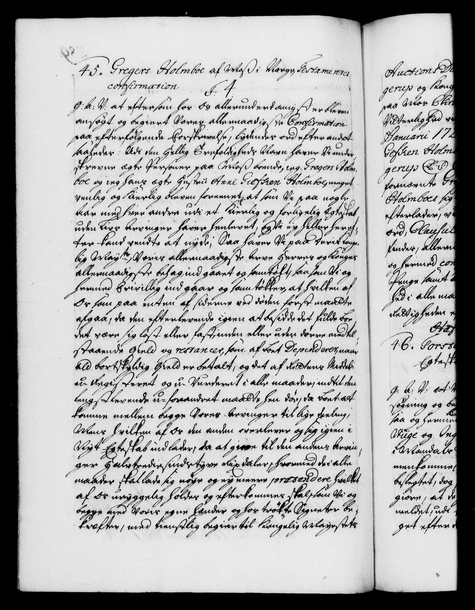 Danske Kanselli 1572-1799, AV/RA-EA-3023/F/Fc/Fca/Fcaa/L0024: Norske registre, 1723-1725, p. 289b