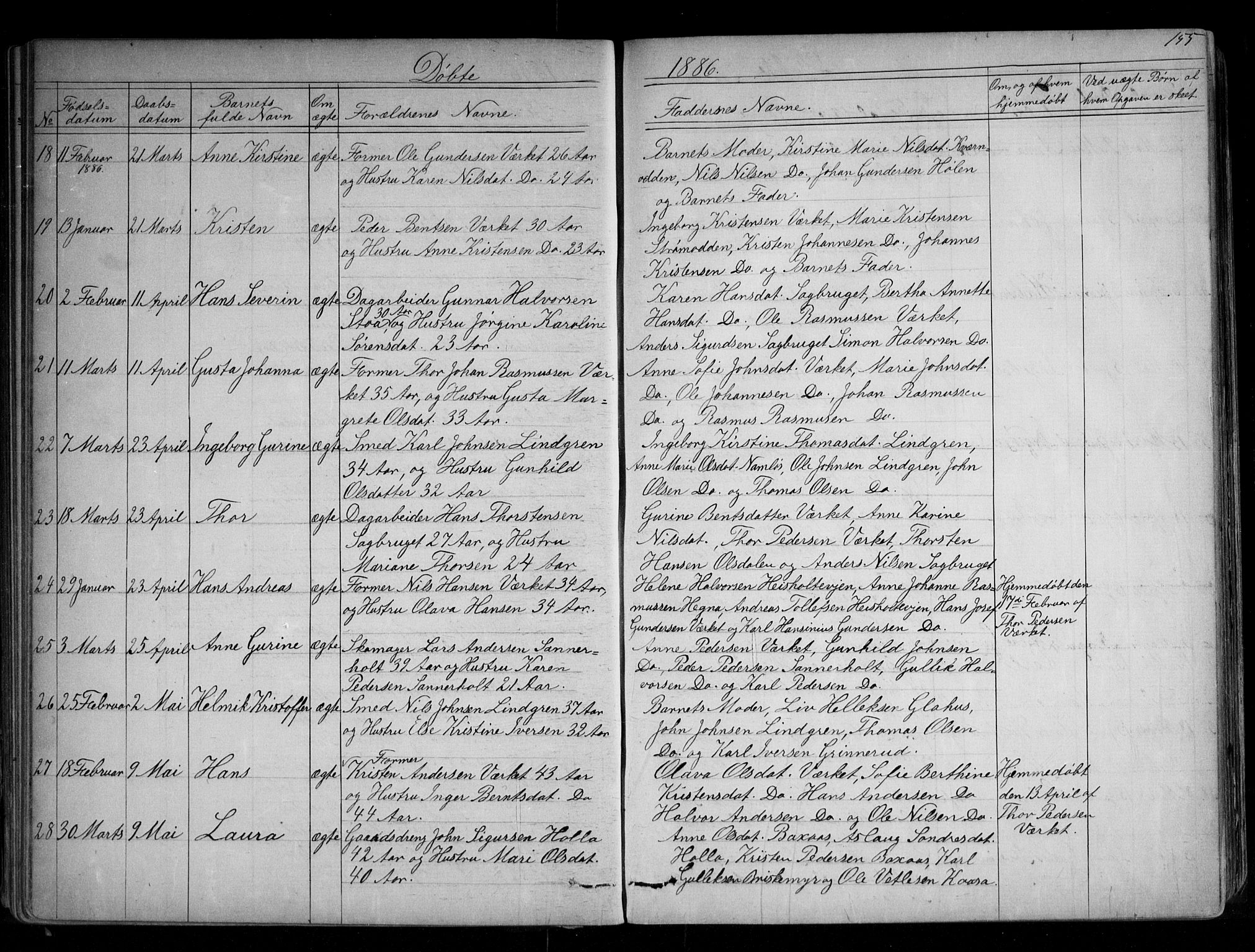 Holla kirkebøker, AV/SAKO-A-272/G/Ga/L0004: Parish register (copy) no. I 4, 1867-1890, p. 155