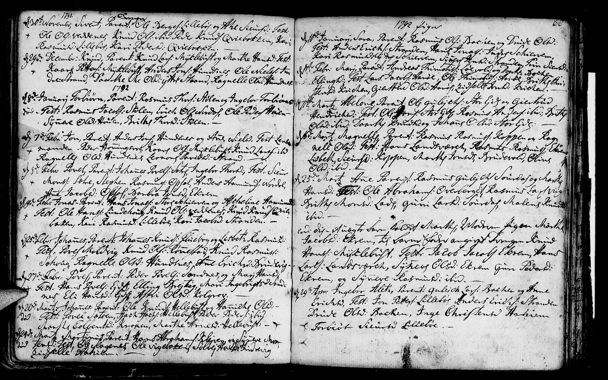Ministerialprotokoller, klokkerbøker og fødselsregistre - Møre og Romsdal, SAT/A-1454/501/L0002: Parish register (official) no. 501A02, 1760-1816, p. 68